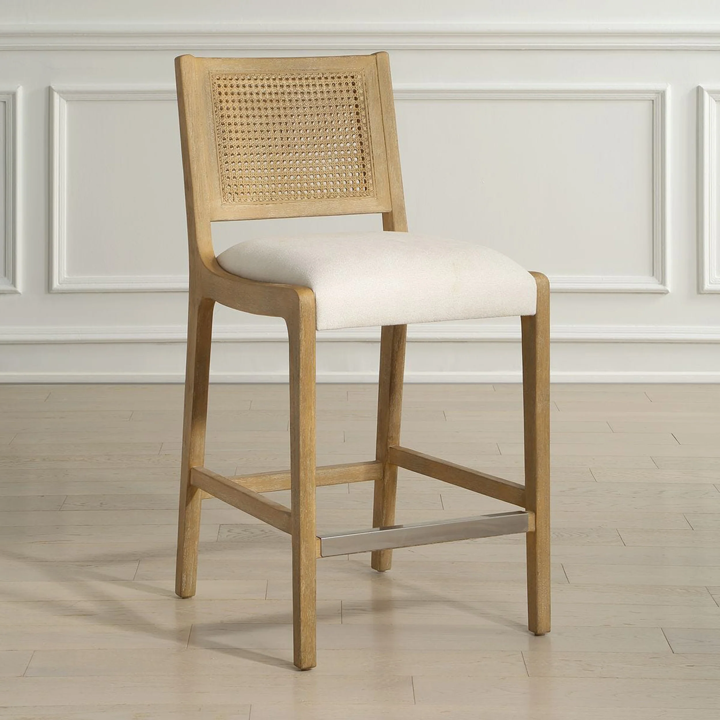 Interweave Counter Stool, Light Oak Ceruse - Image 7