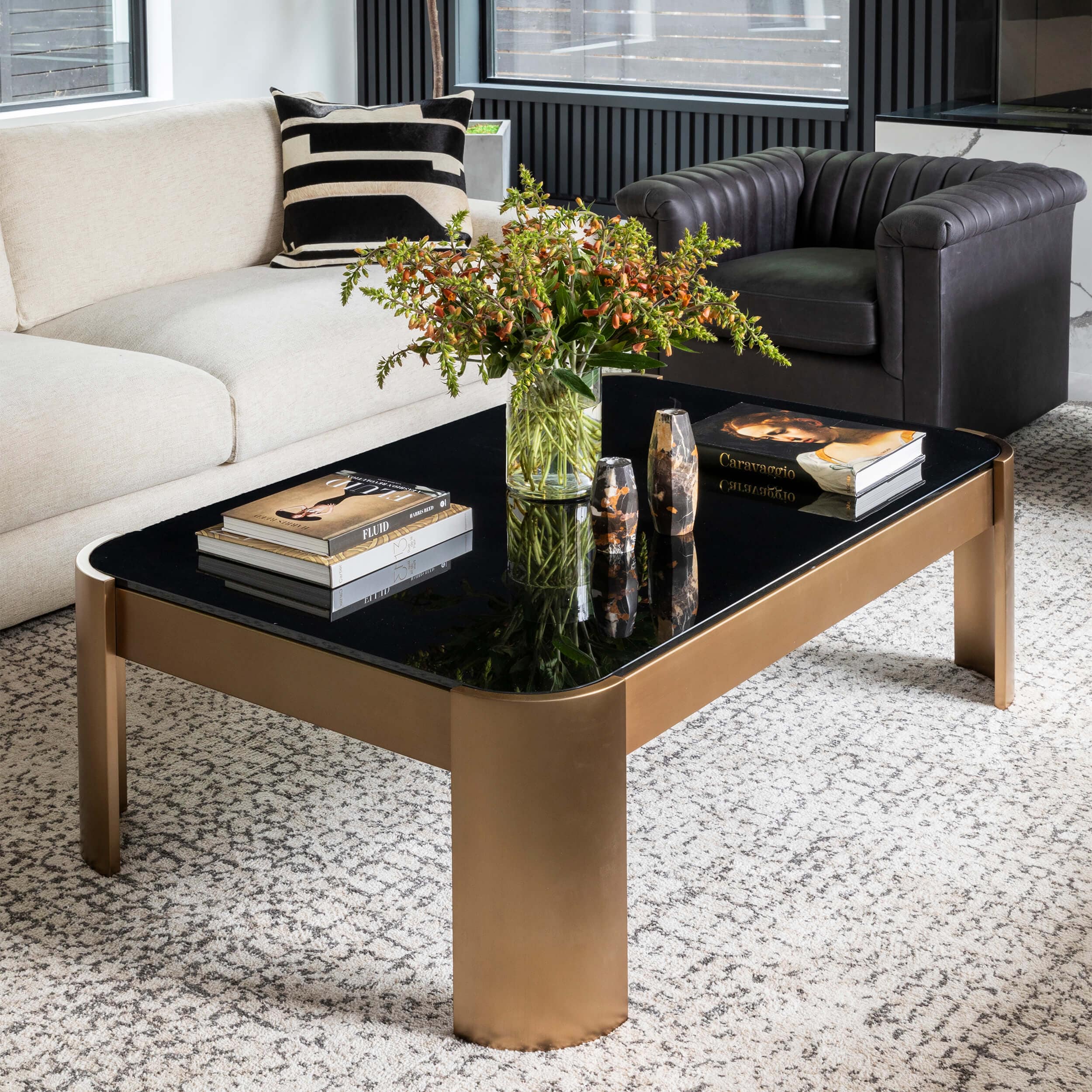 Irvine Coffee Table, Gold - Image 4