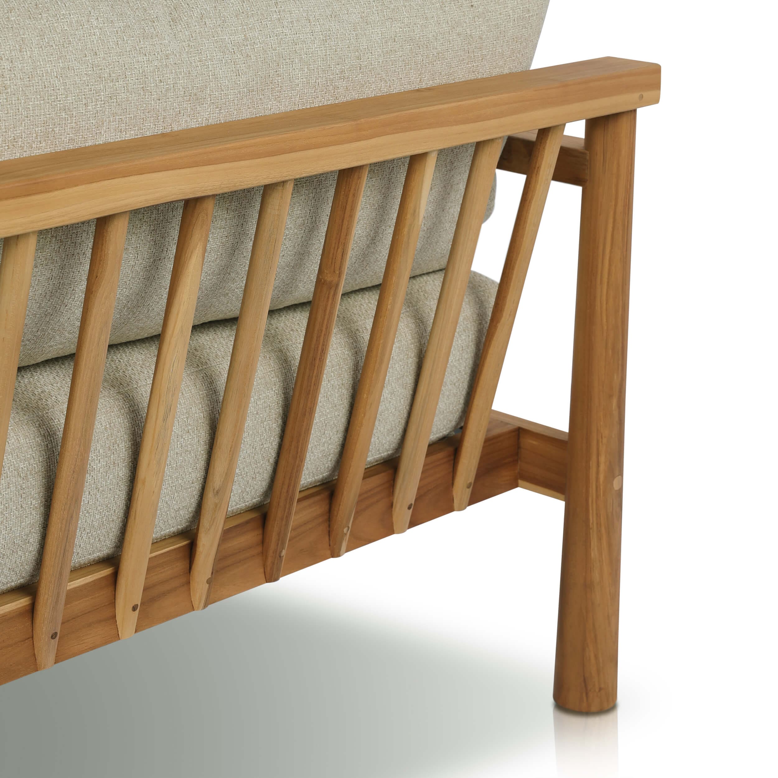 Irvine Outdoor Sofa, Hayes Cream by Four Hands - Image 6
