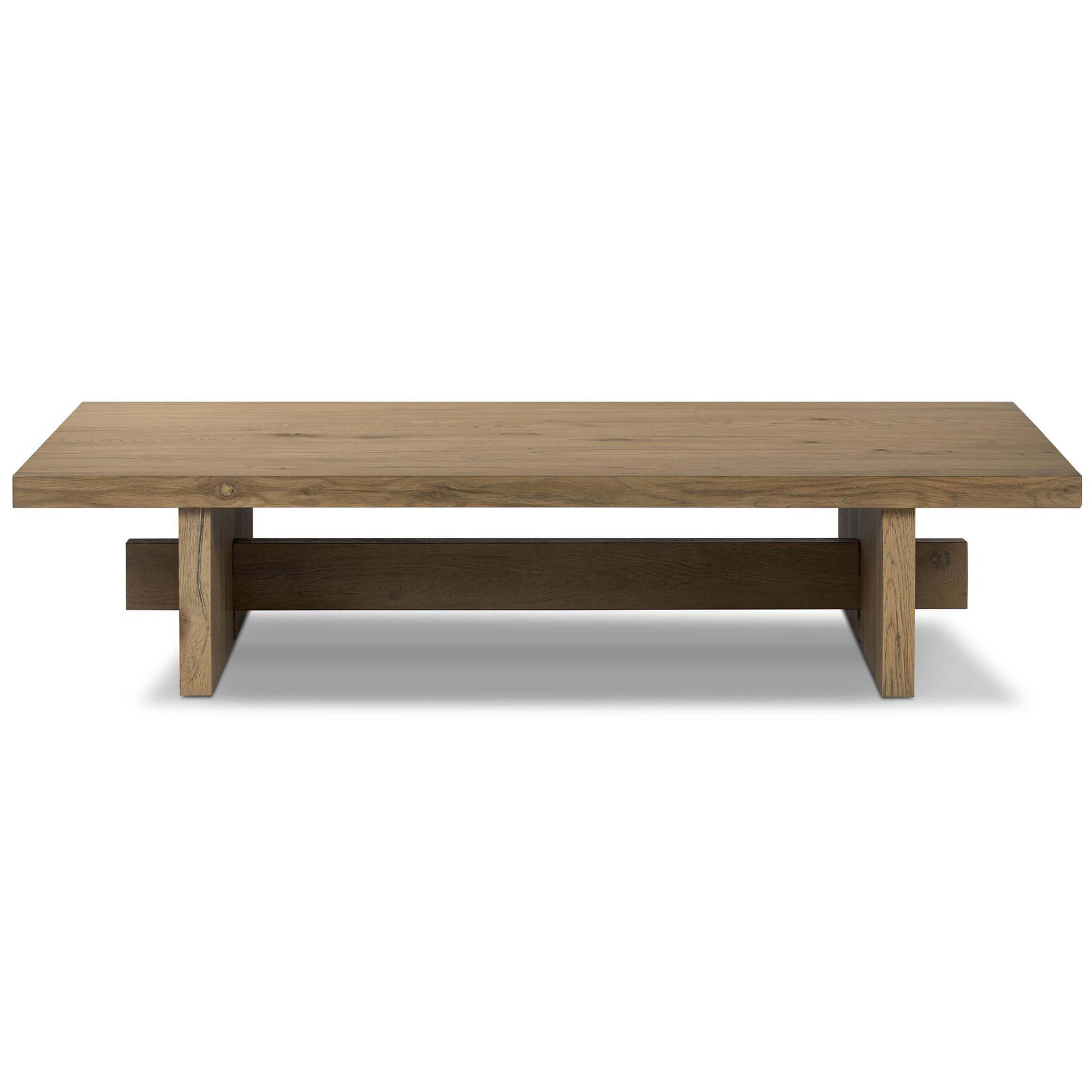 Isaac Coffee Table, Rubbed Light by Four Hands - Image 2