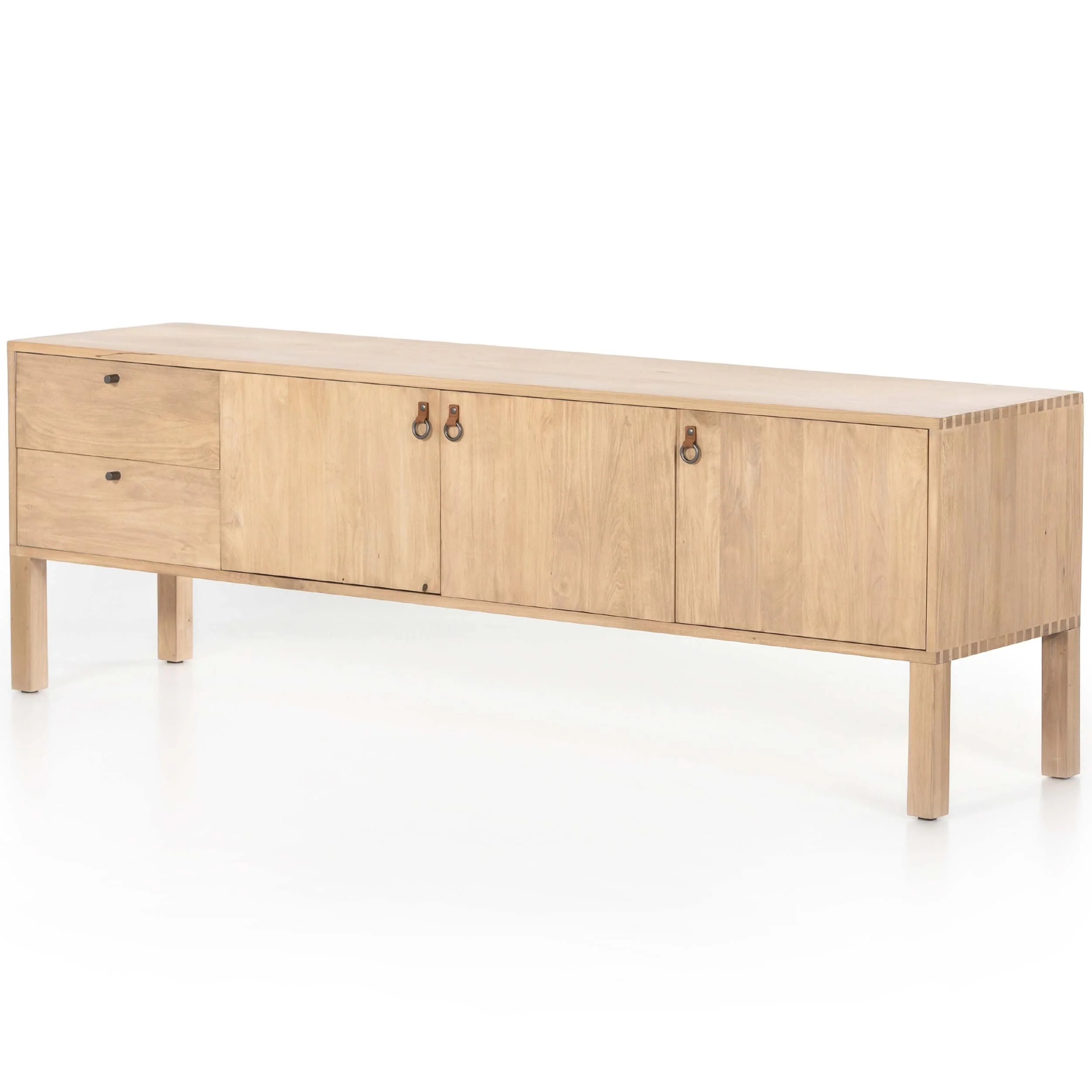 Isador Media Console, Dry Wash Poplar by Four Hands