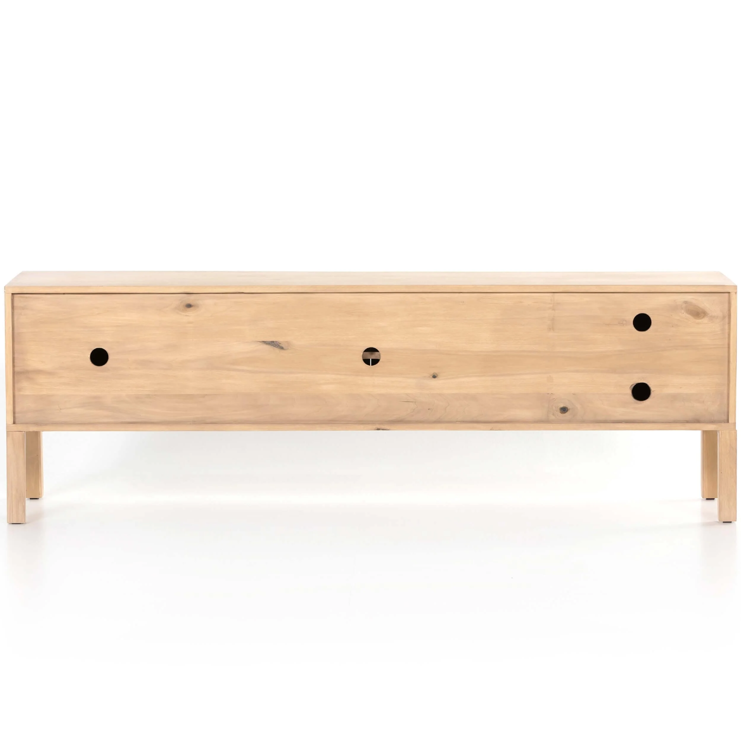 Isador Media Console, Dry Wash Poplar by Four Hands - Image 3