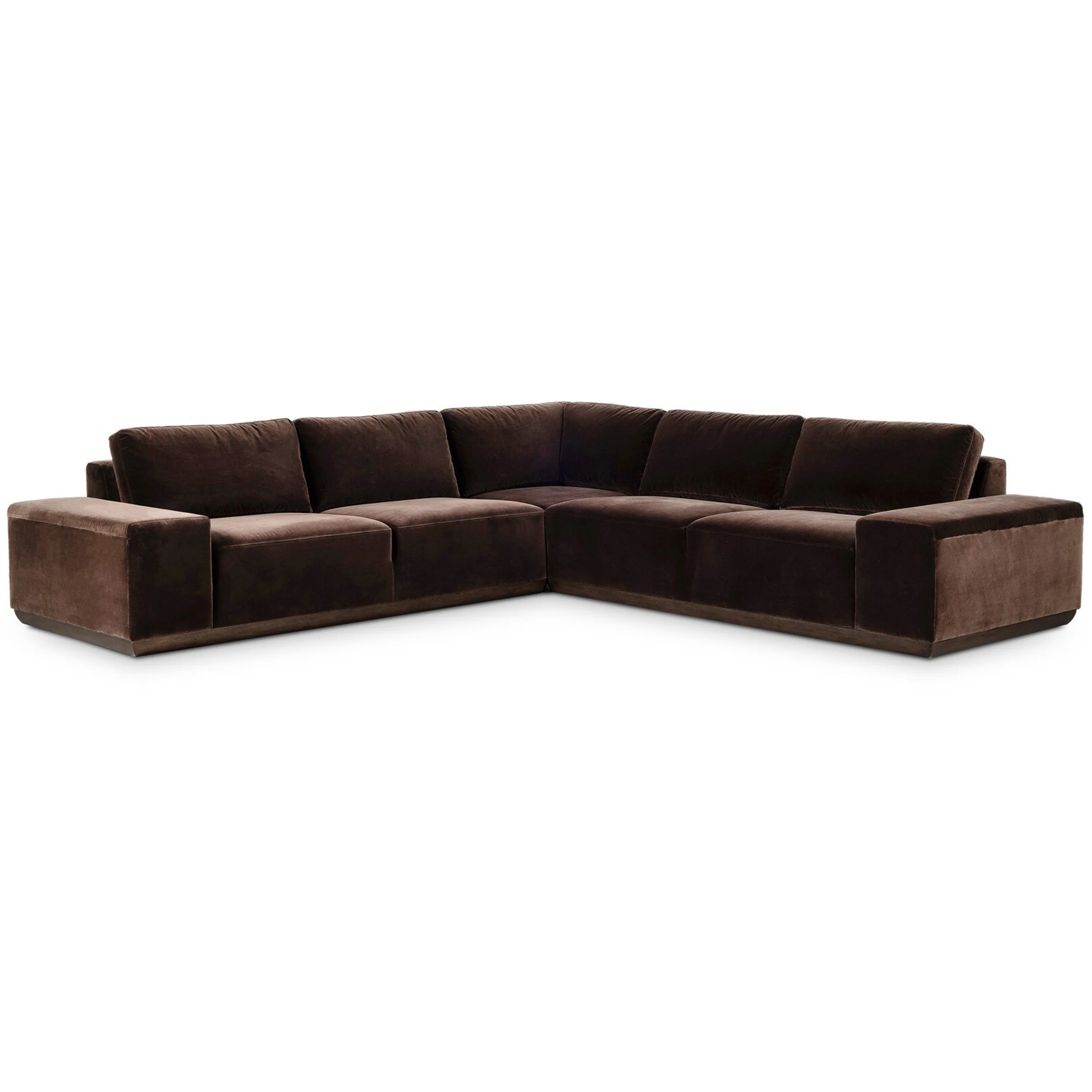 Isaiah 3 Piece Sectional, Surrey Cocoa by Four Hands - Image 2