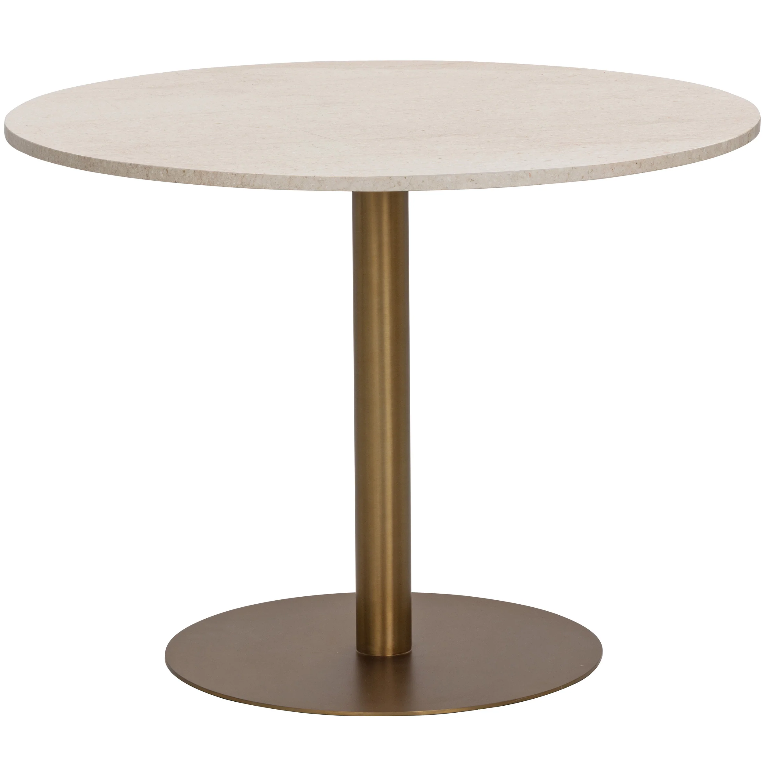 Iska Bistro Table, Antique Brass