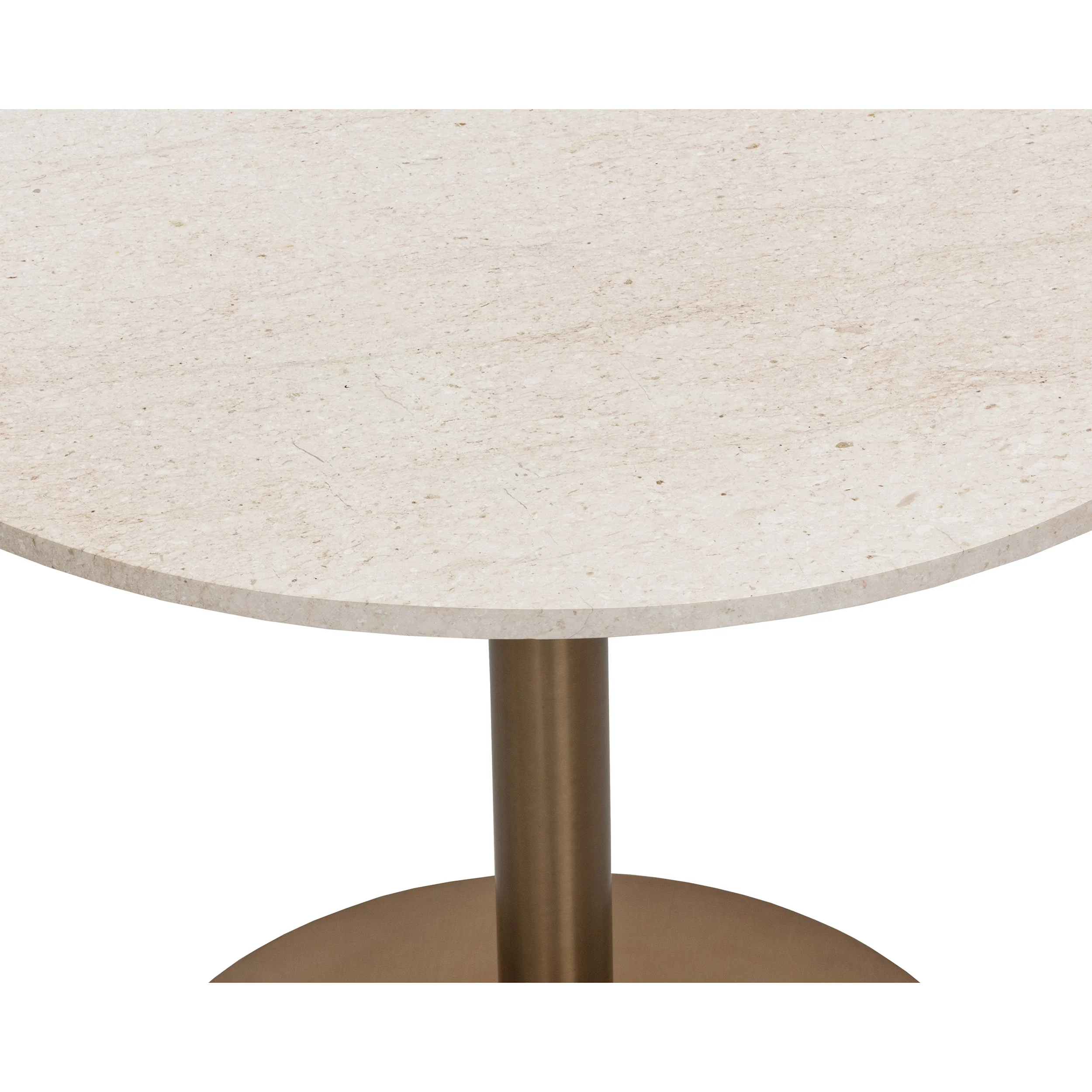 Iska Bistro Table, Antique Brass - Image 3