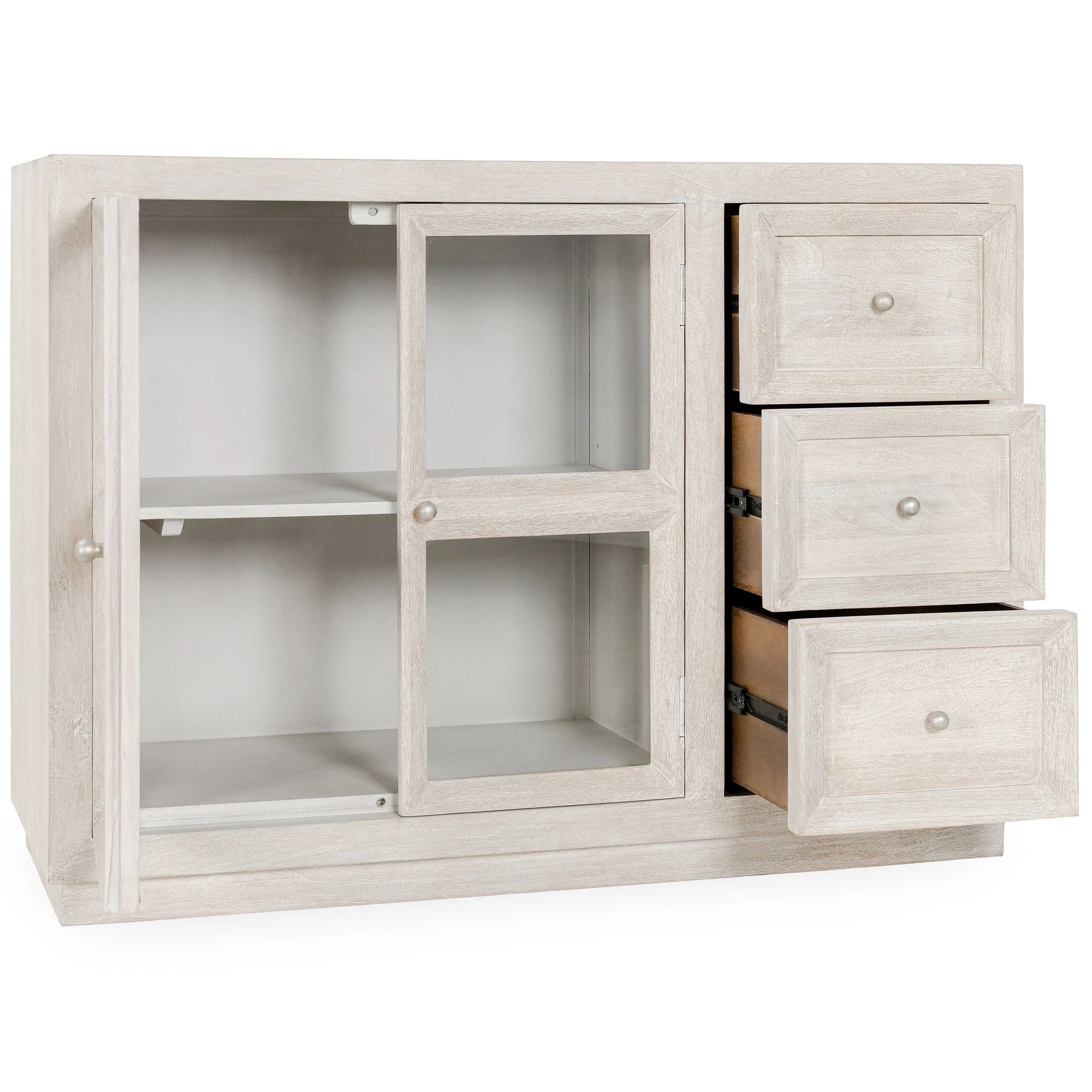 Isha Cabinet, Creamwood - Image 4