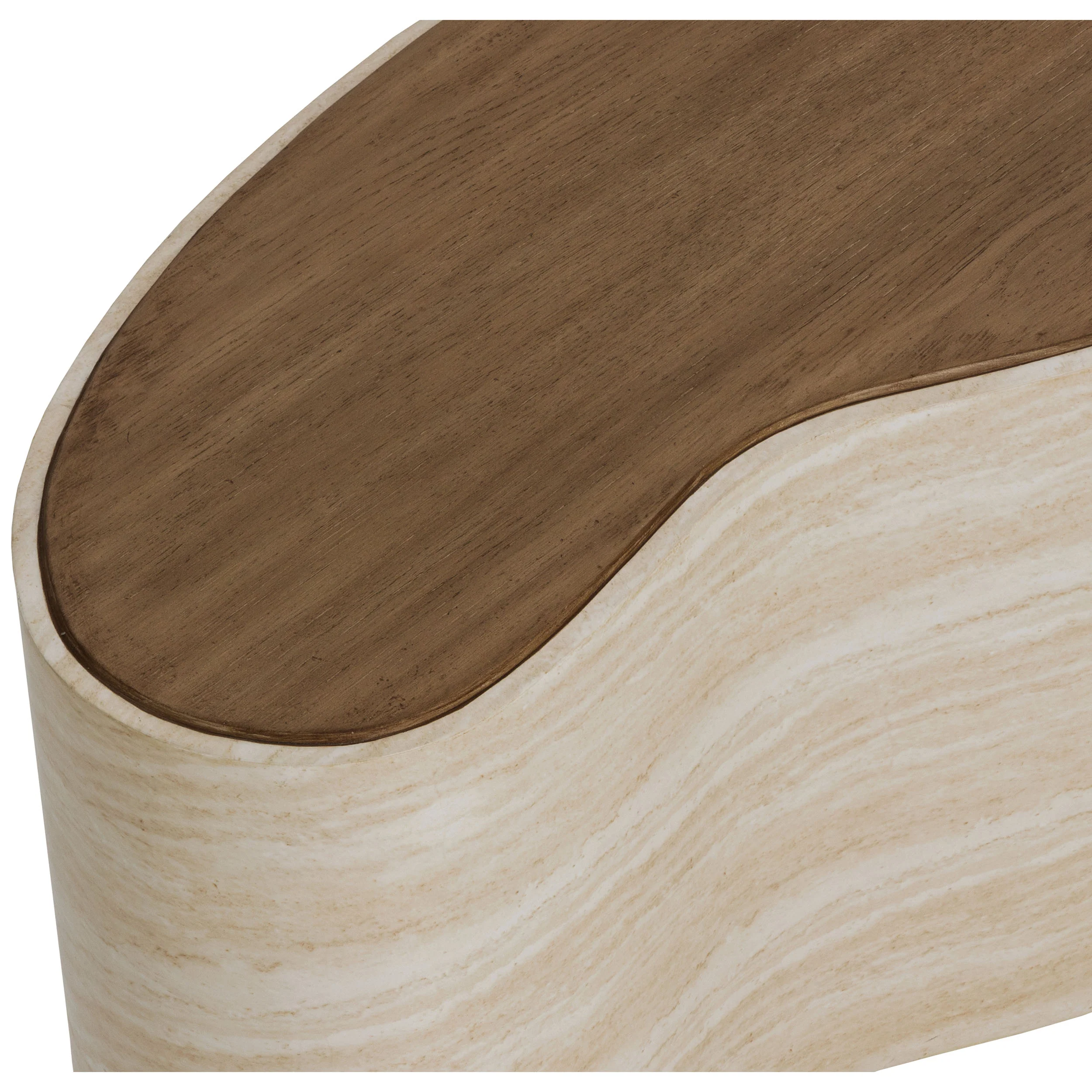 Ishiko Coffee Table, Travertine-Look - Image 8