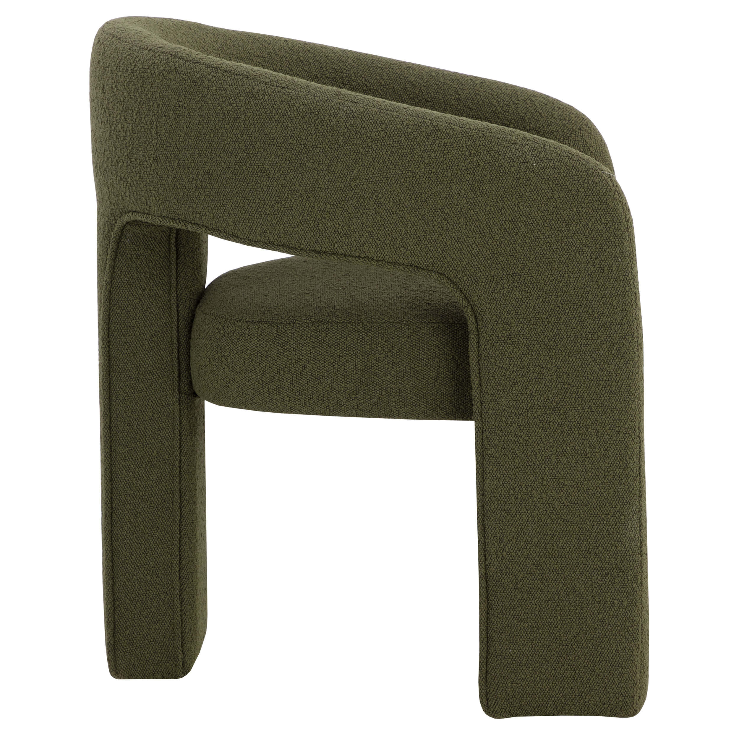Isidore Dining Arm Chair, Copenhagen Olive, Set of 2 - Image 3