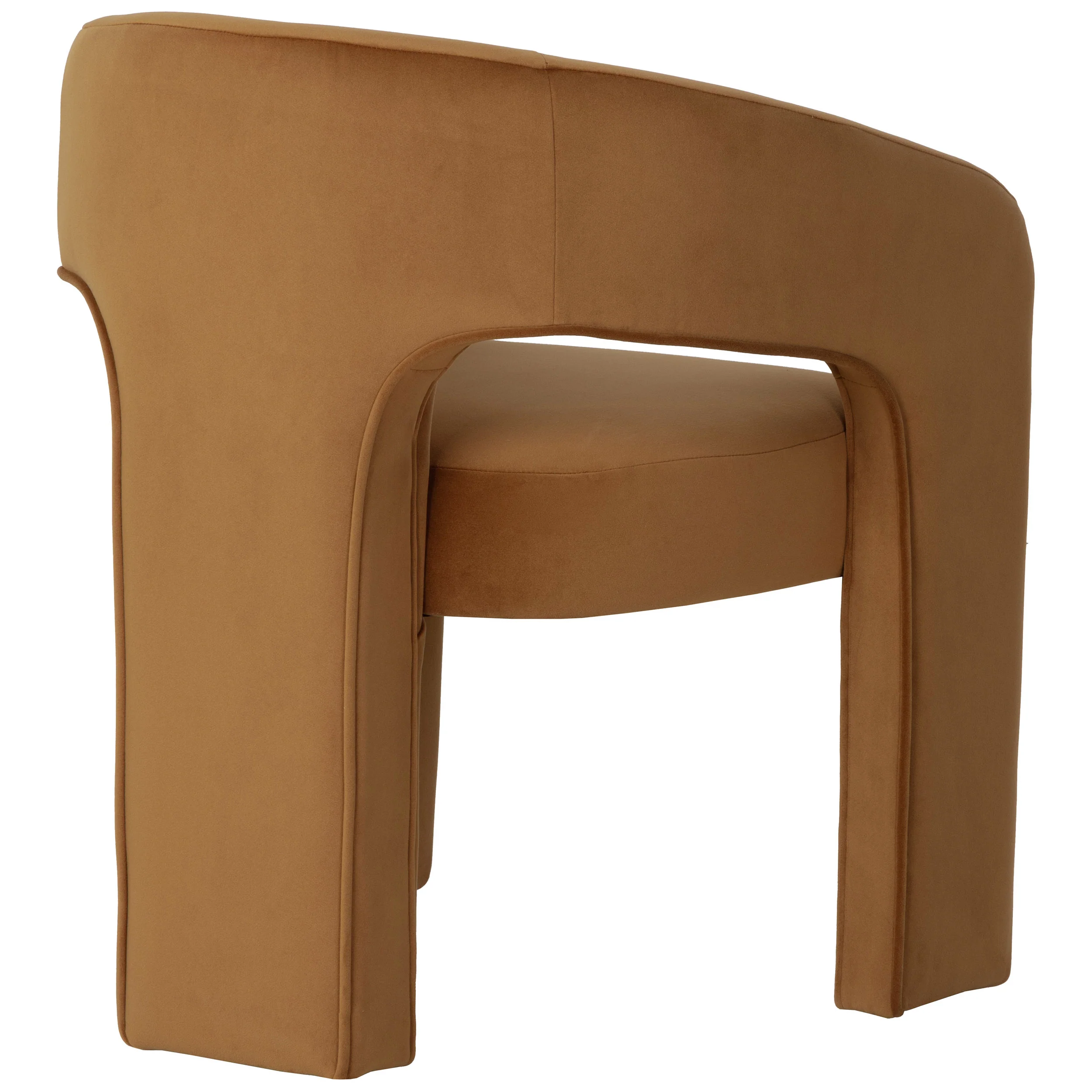 Isidore Dining Arm Chair, Meg Gold, Set of 2 - Image 4