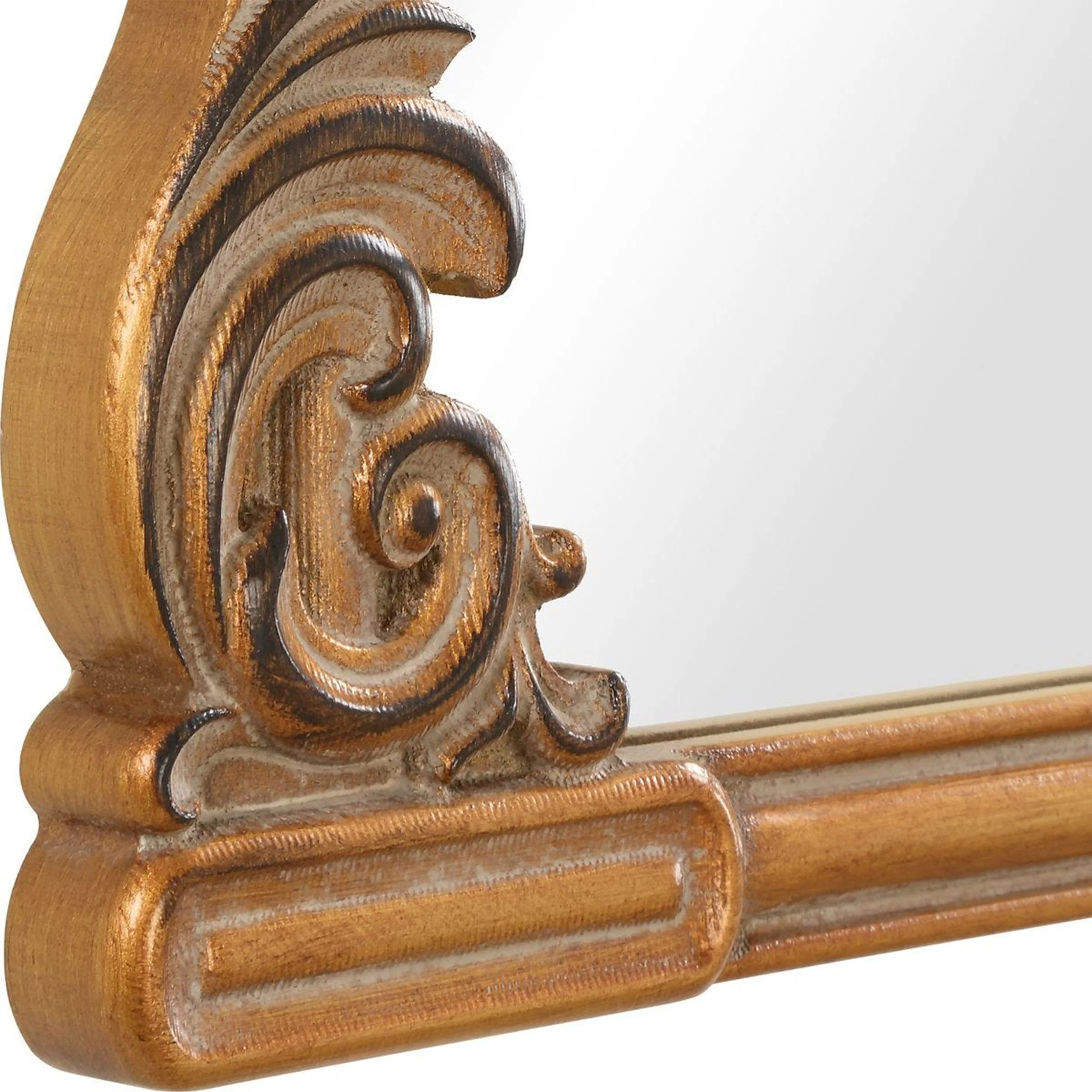 Isla Mirror, Antique Gold - Image 3