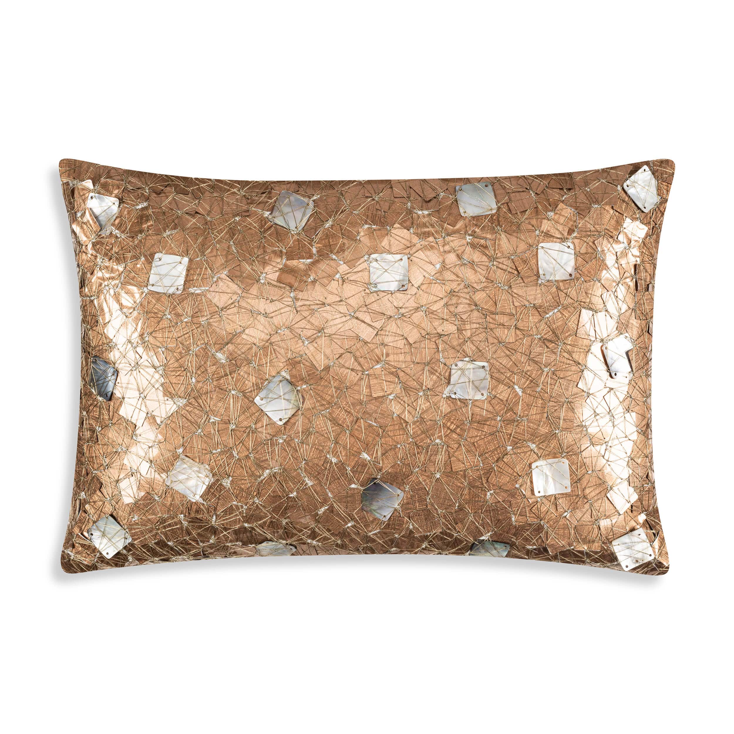 Islay Lumbar Pillow, Mother of Pearl