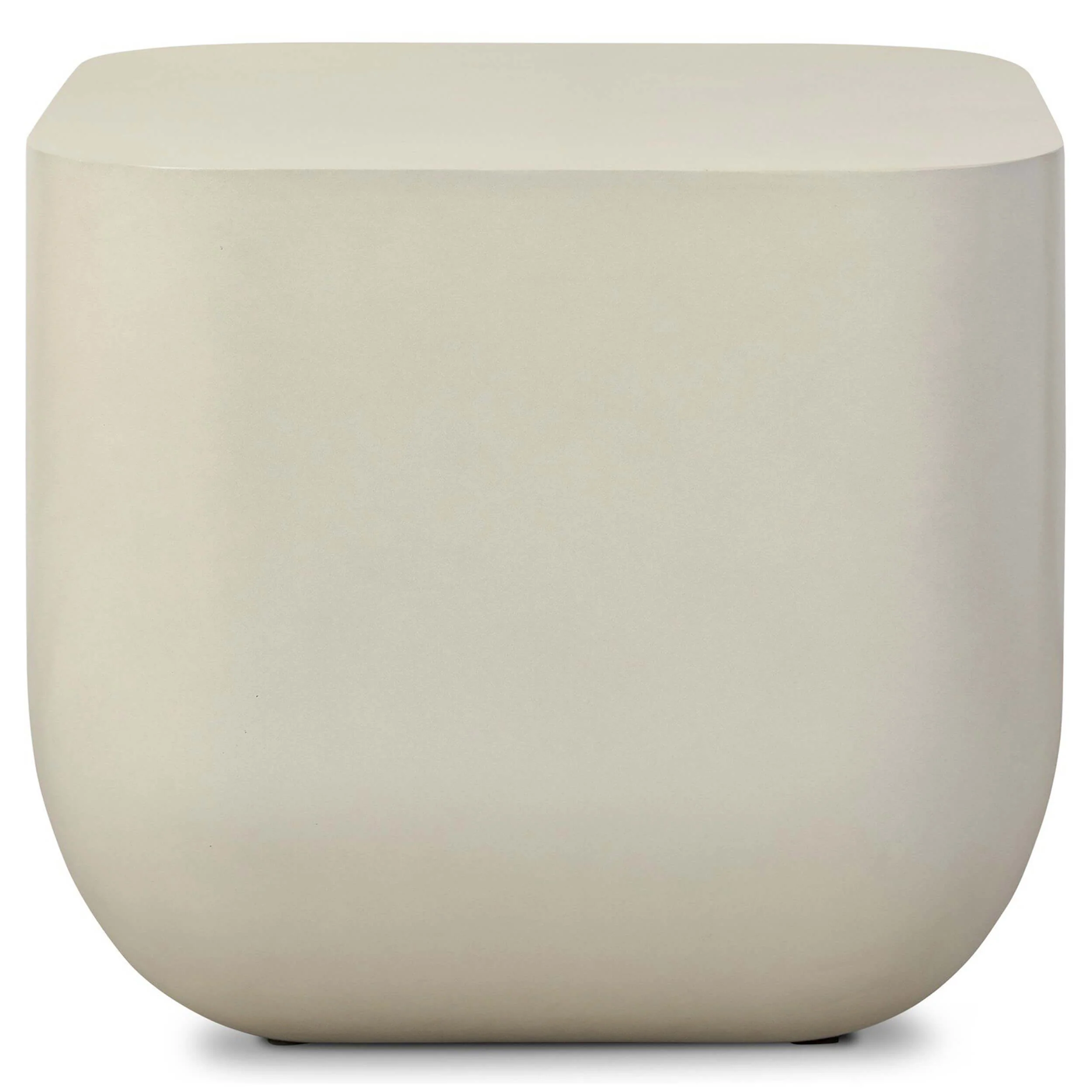Ivan Square End Table, White by Four Hands - Image 2