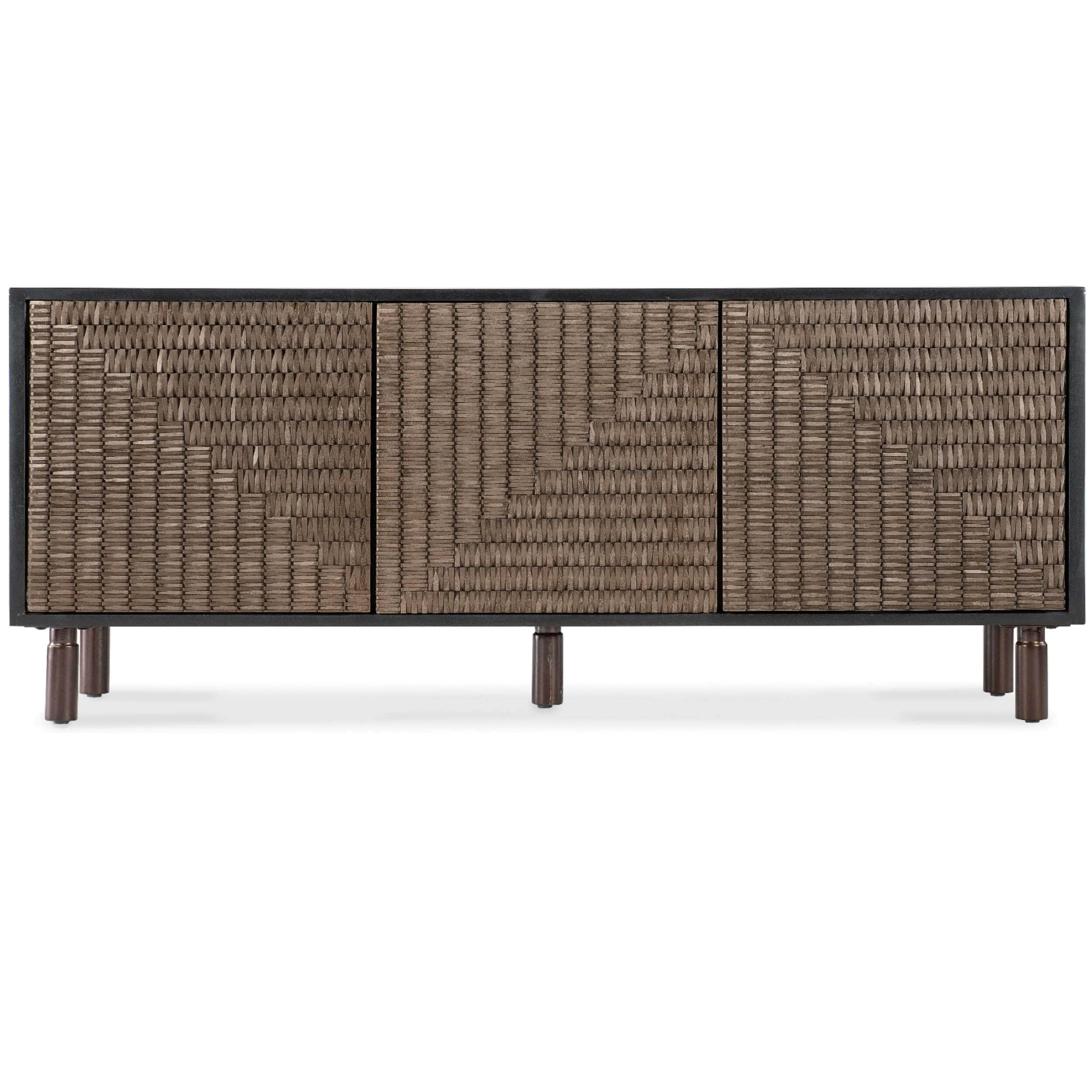 Jachar Entertainment Credenza, Black - Image 2