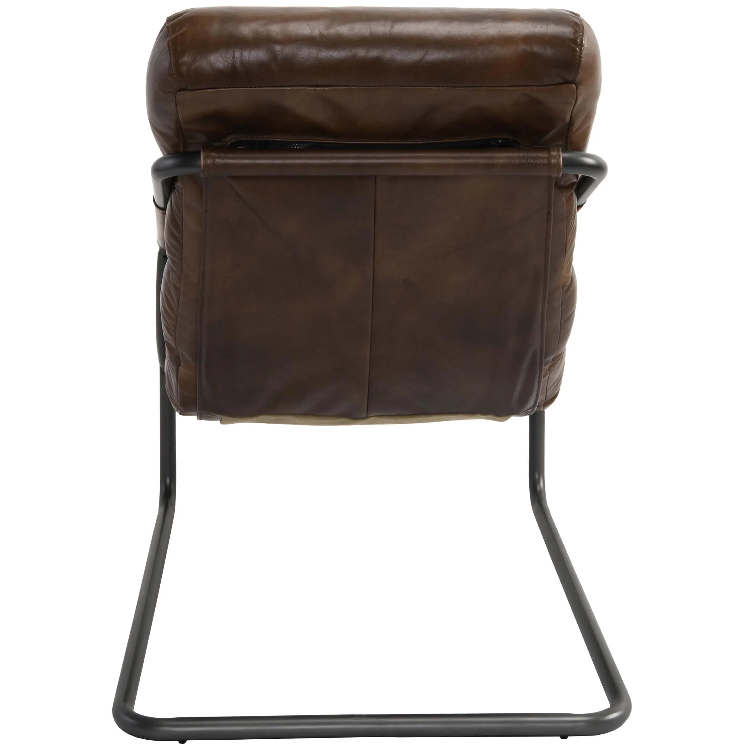 Jackson Leather Chair, Brown - Image 4