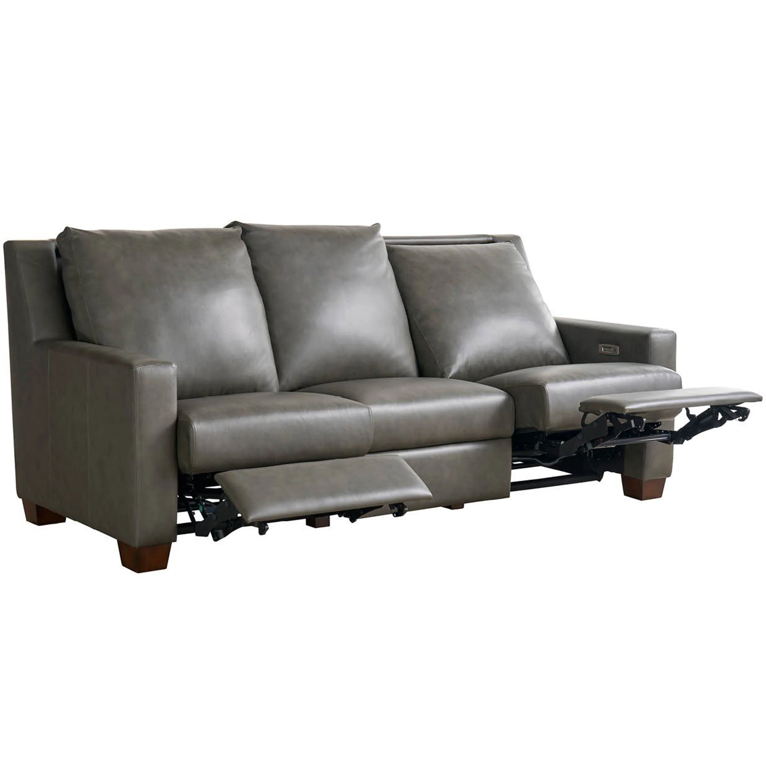 Jackson Leather Power Motion Sofa, Aline Anthracite - Image 3