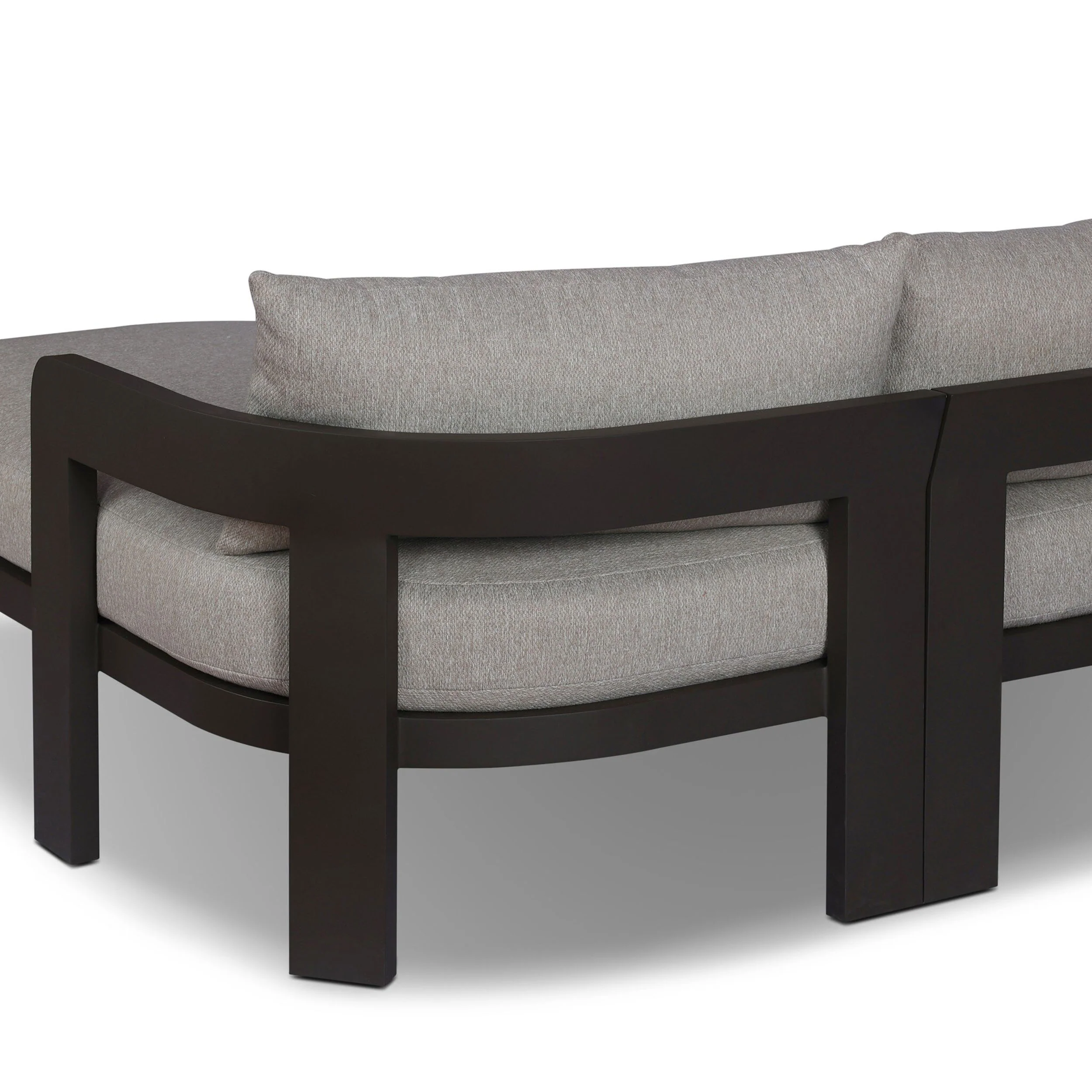 Jackson Outdoor Metal 2 Piece Sectional, Concha Fog by Four Hands - Image 13
