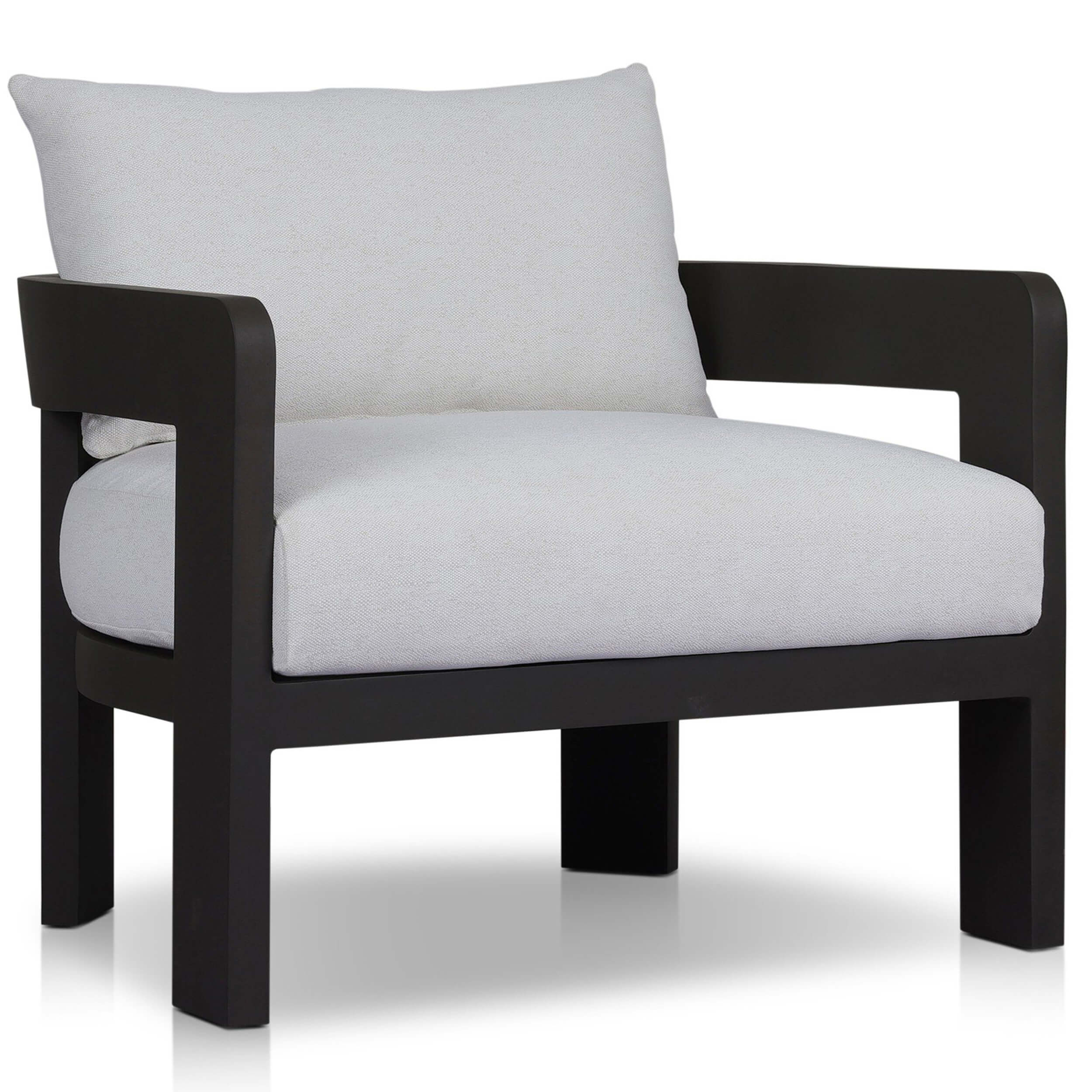 Jackson Outdoor Metal Chair, Alessi Linen by Four Hands