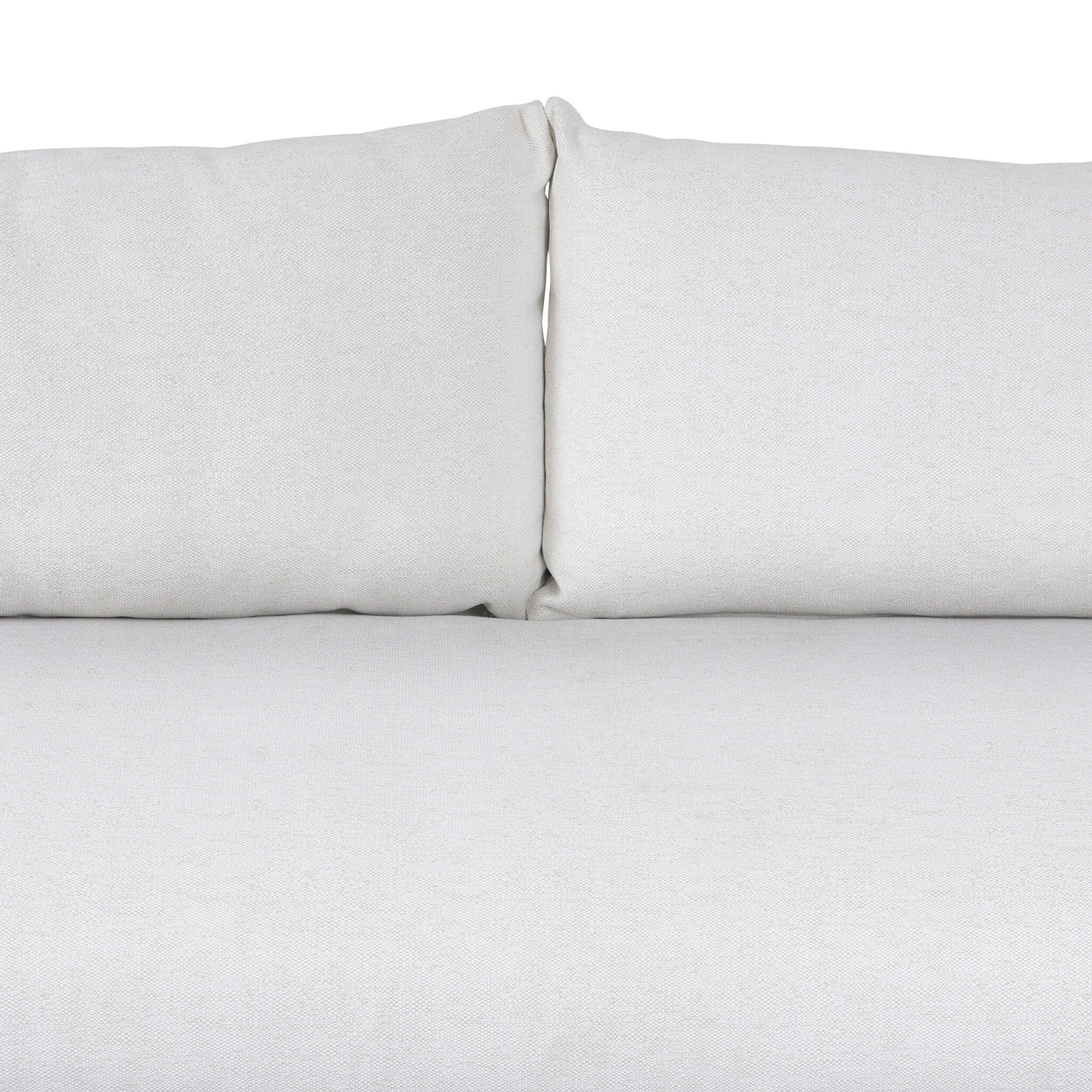 Jackson Outdoor Metal Sofa, Concha Fog by Four Hands - Image 5