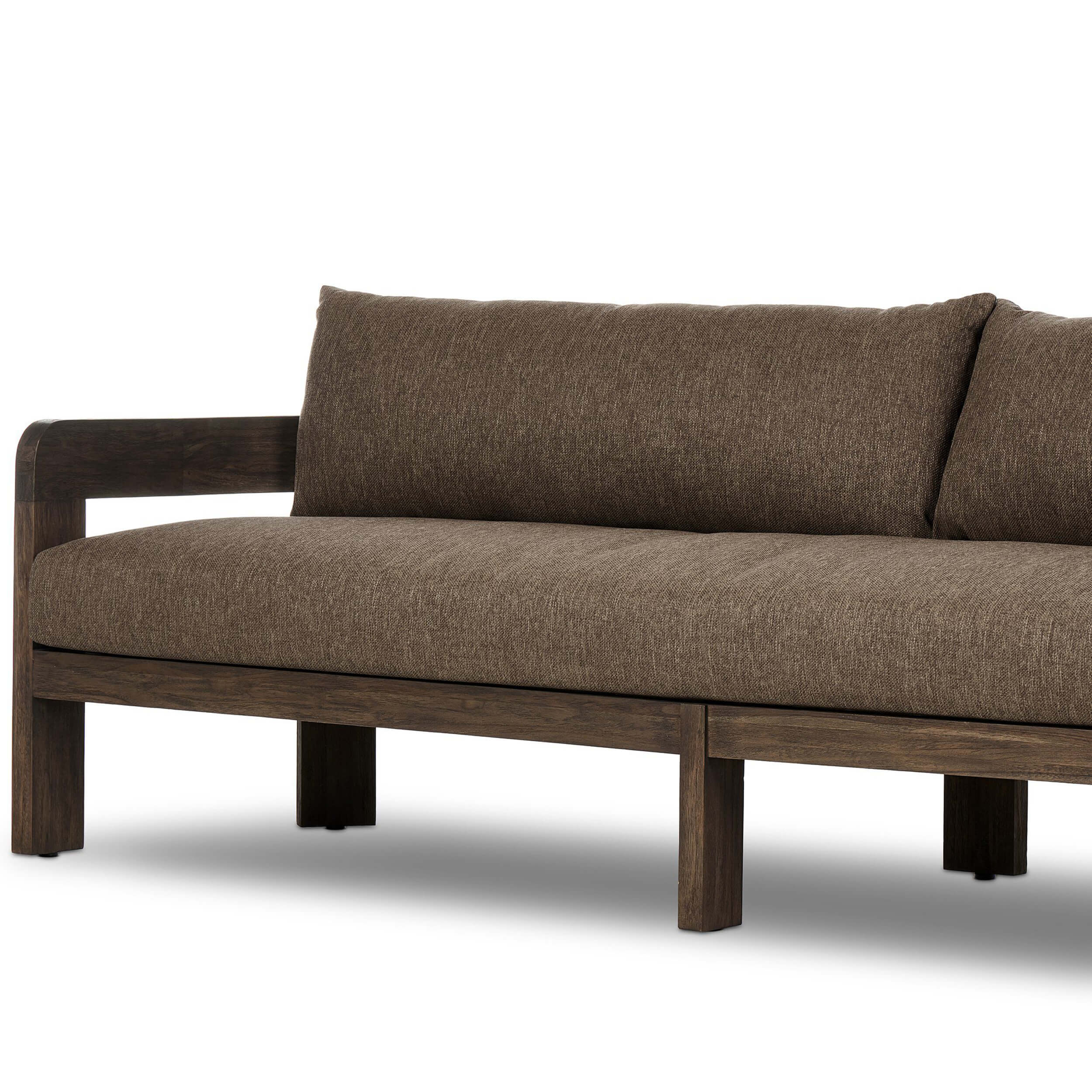 Jackson Outdoor Sofa, Ellor Brown by Four Hands - Image 5