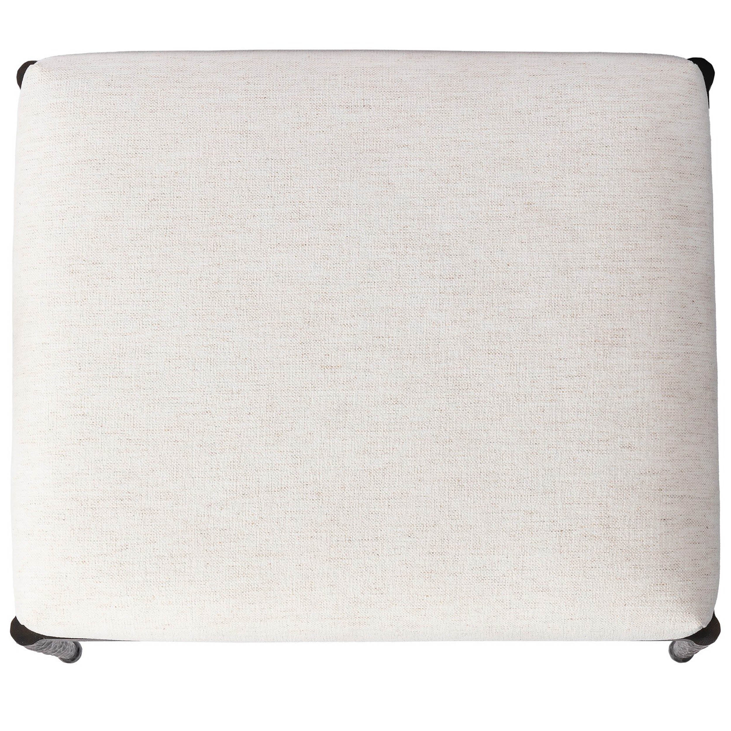 Jade Accent Stool, Nomad Snow by Four Hands - Image 4