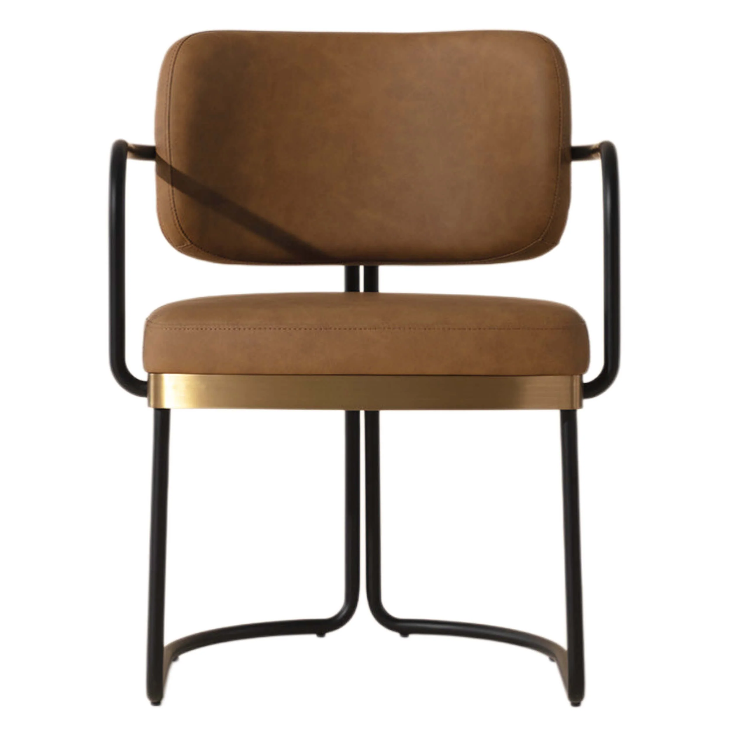 Jalen Dining Chair, Milliken Cognac, Set of 2 - Image 2