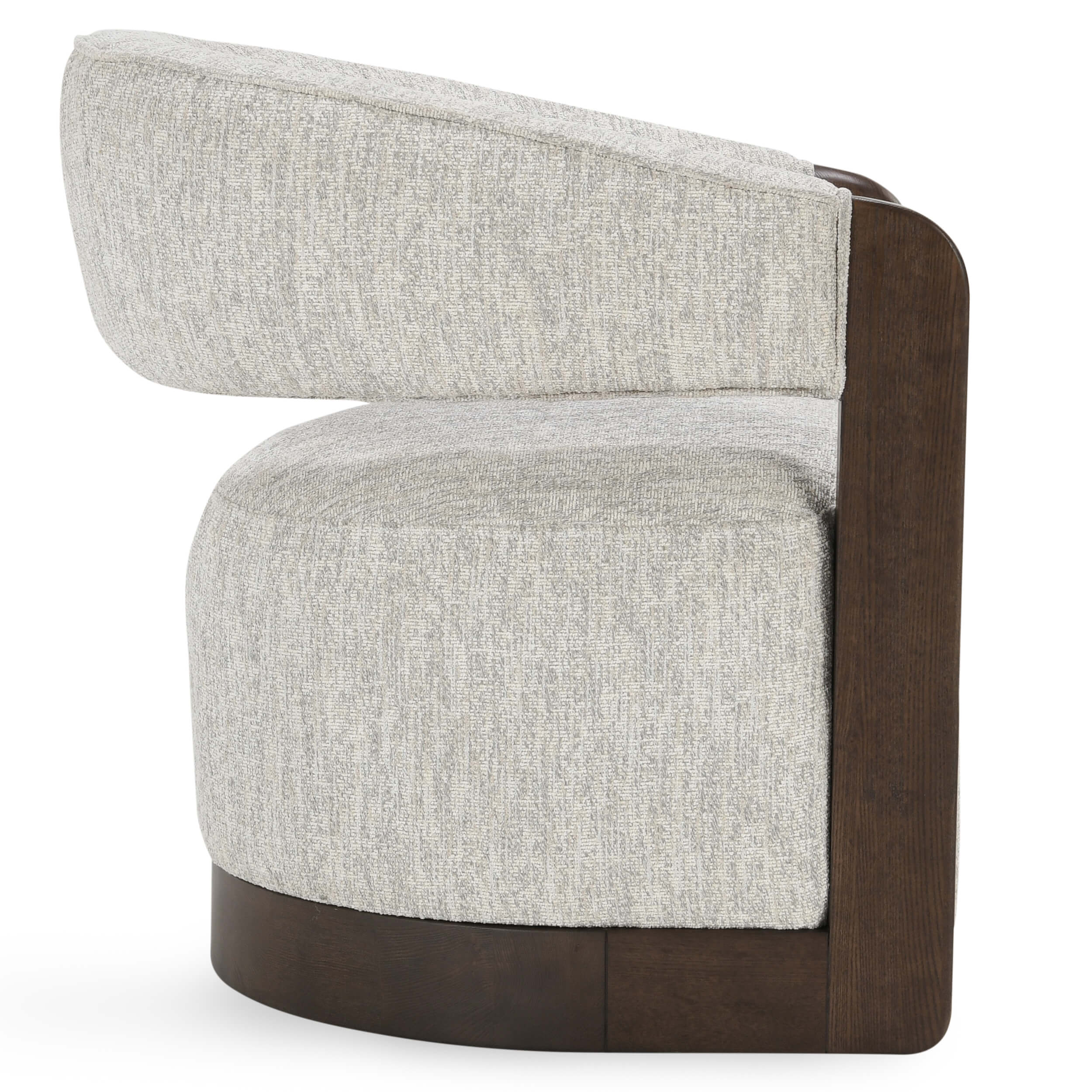 James Swivel Chair, Glacier Gray - Image 3