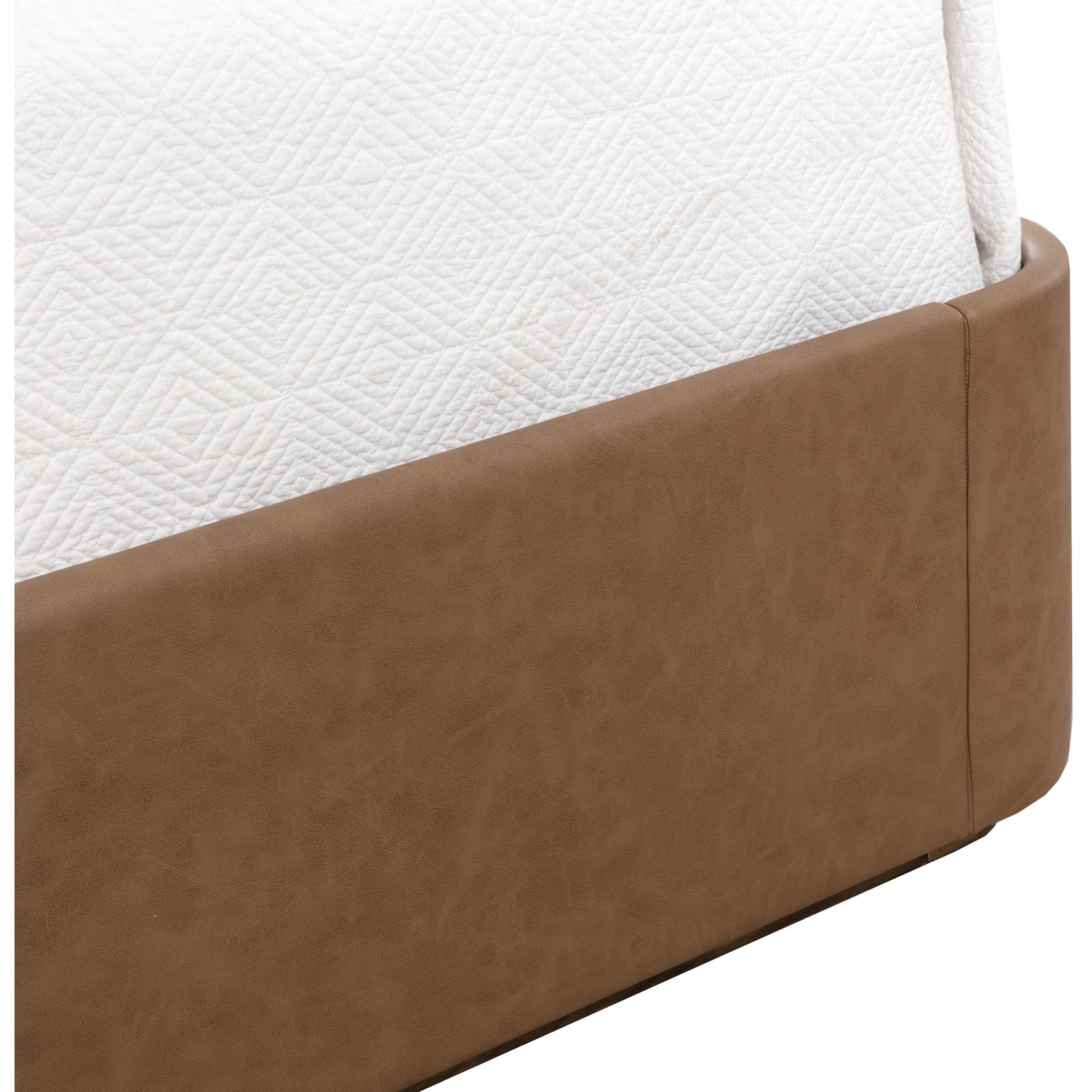 Jamile King Bed, Miliken Cognac - Image 3