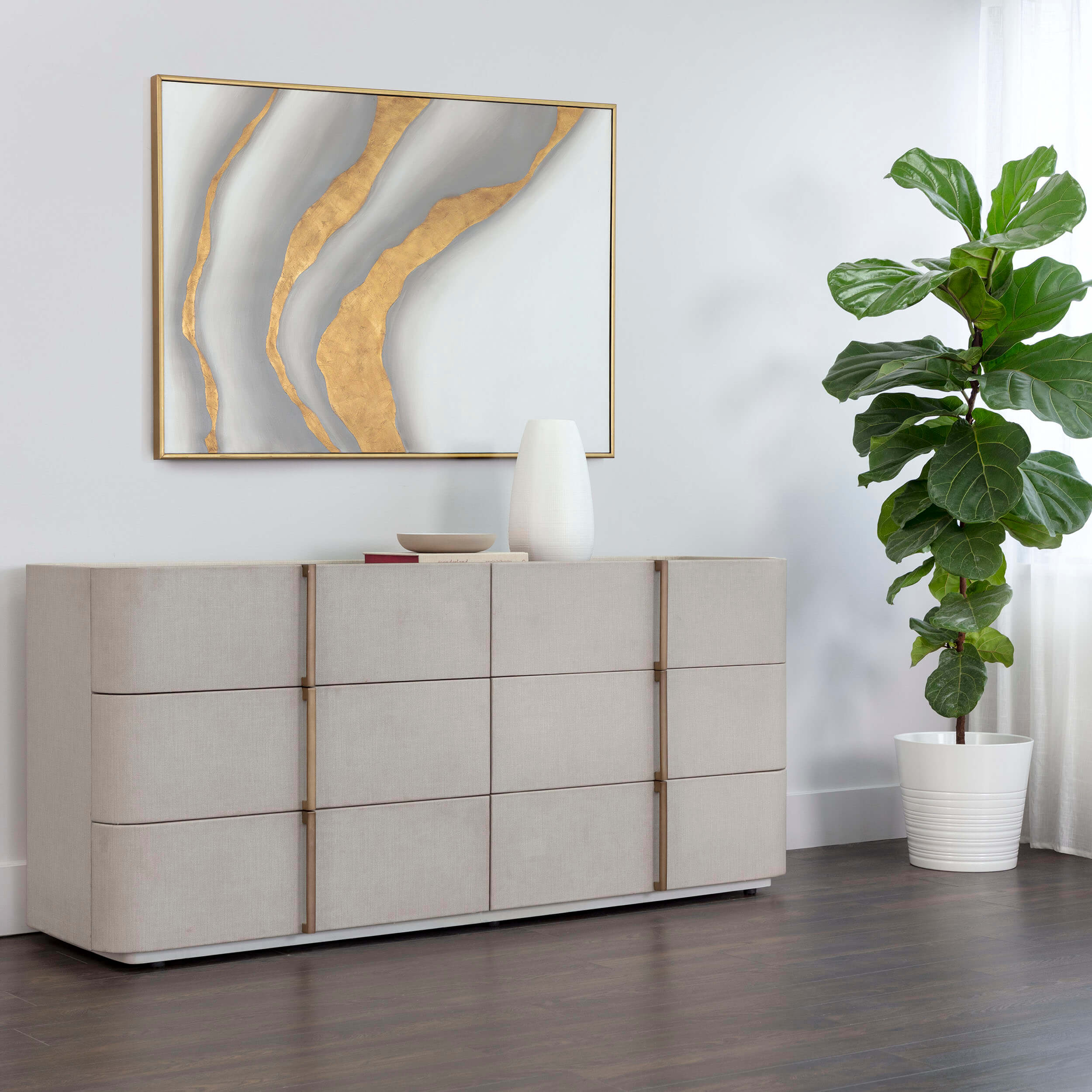 Jamille Dresser, Cream - Image 4