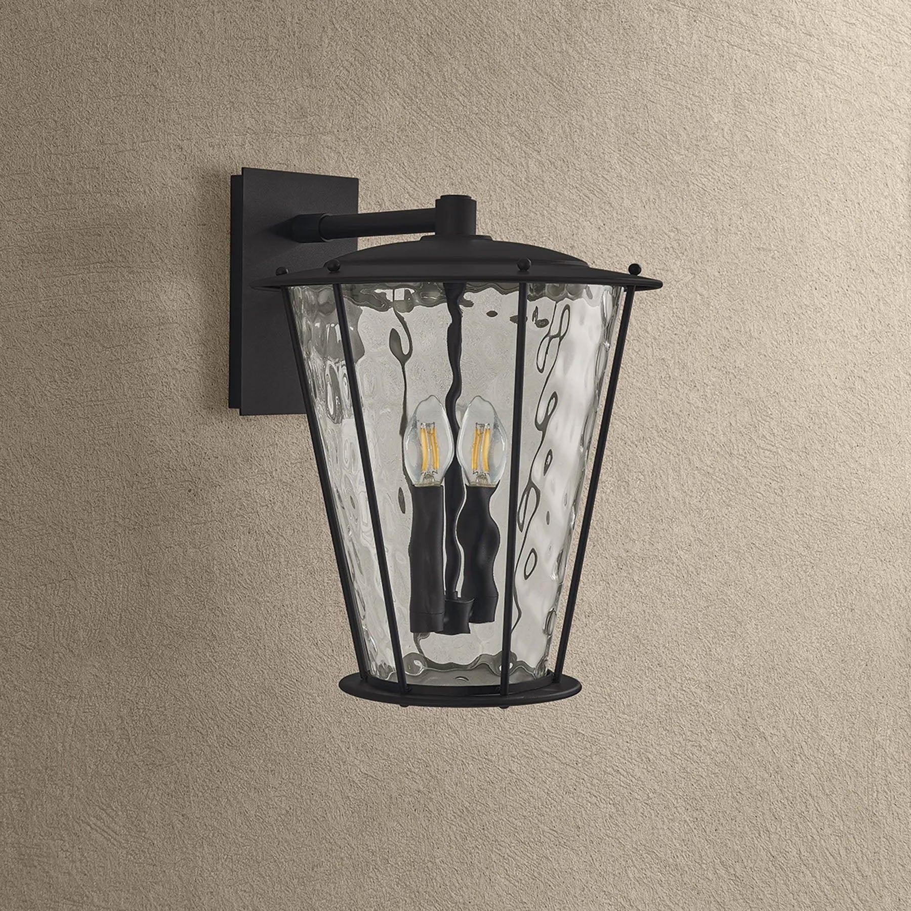 Jantzen Wall Sconce, Textured Black - Image 3