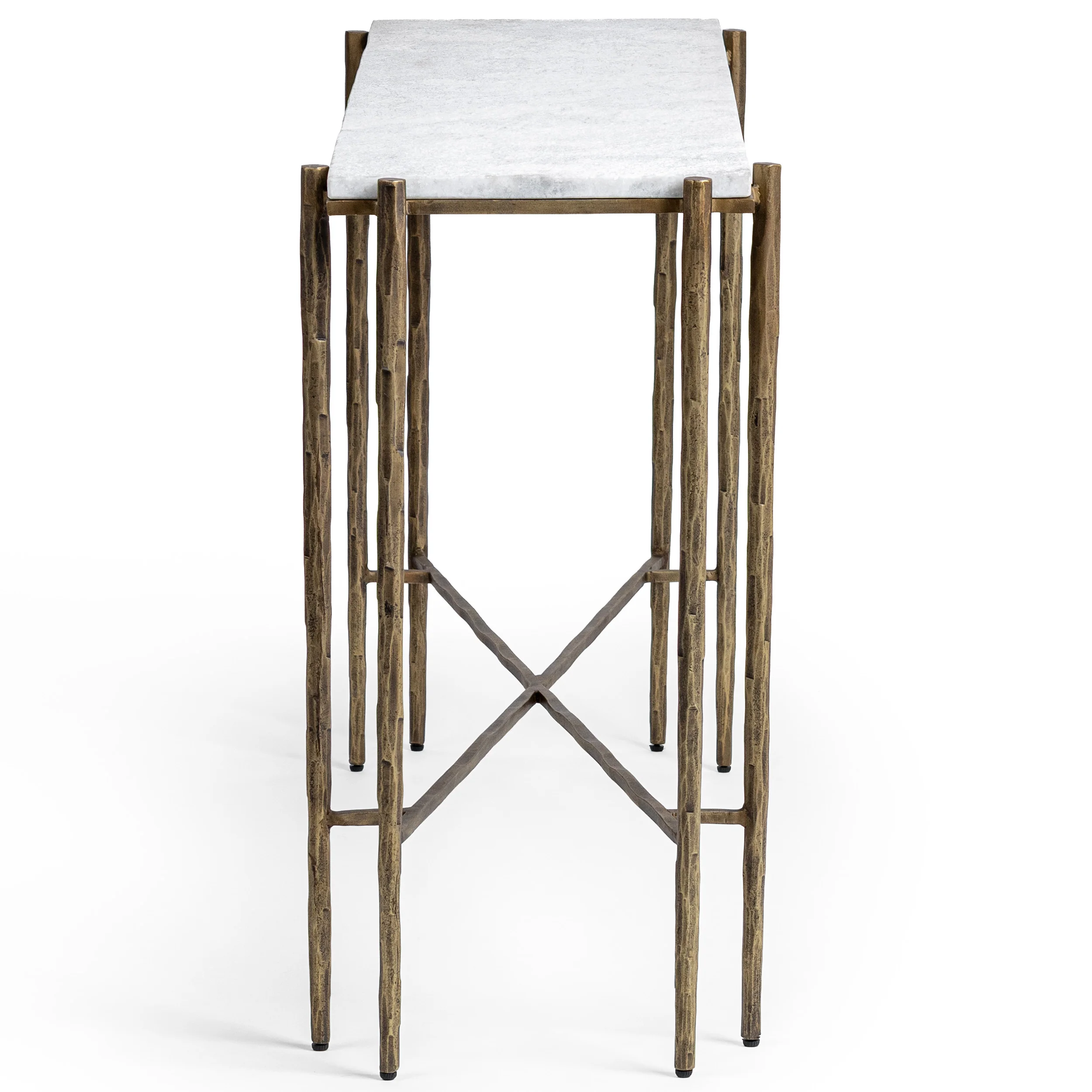 Jasmine Console Table, Moonstone White - Image 3