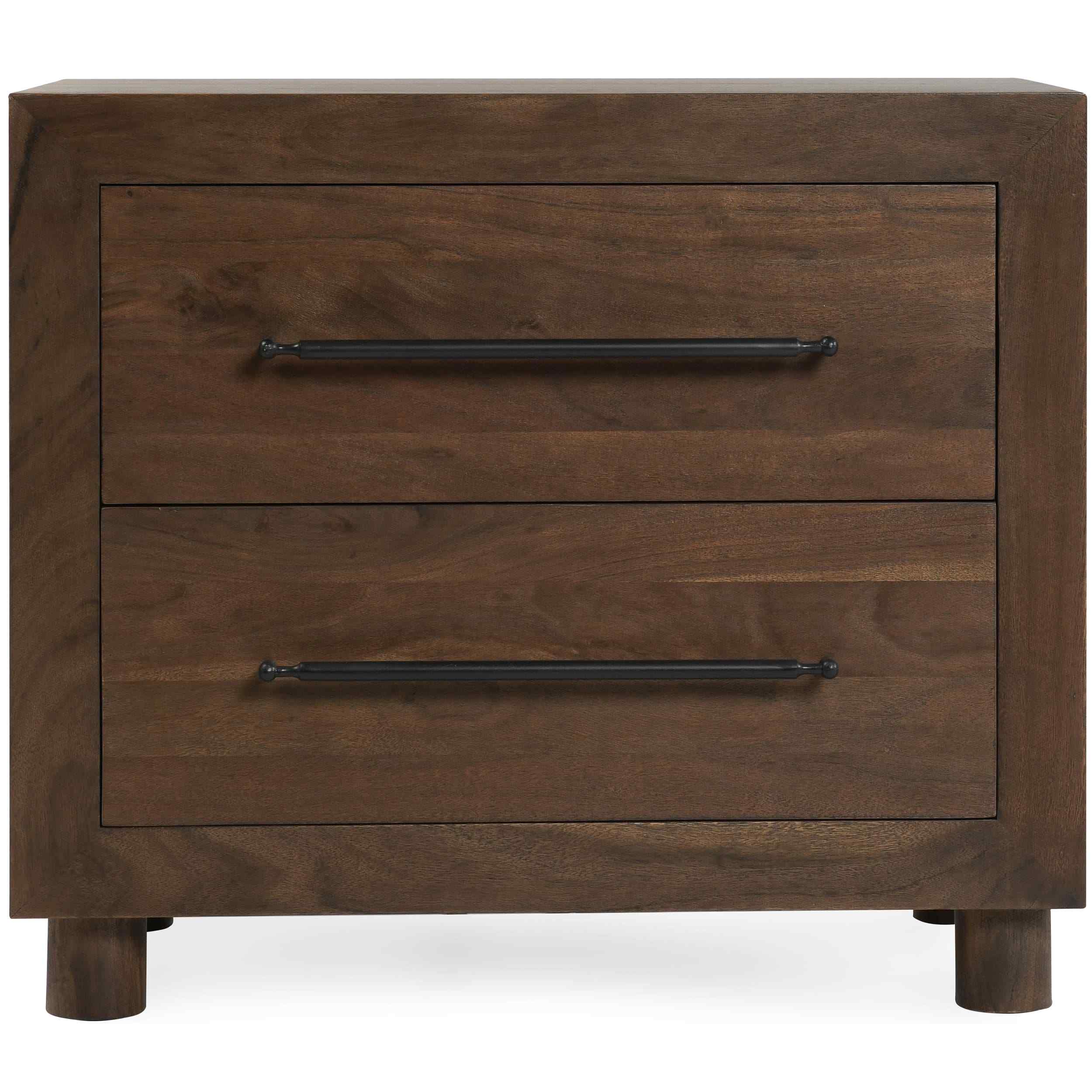 Jaxon 2 Drawer Nightstand, Harvest Brown - Image 2