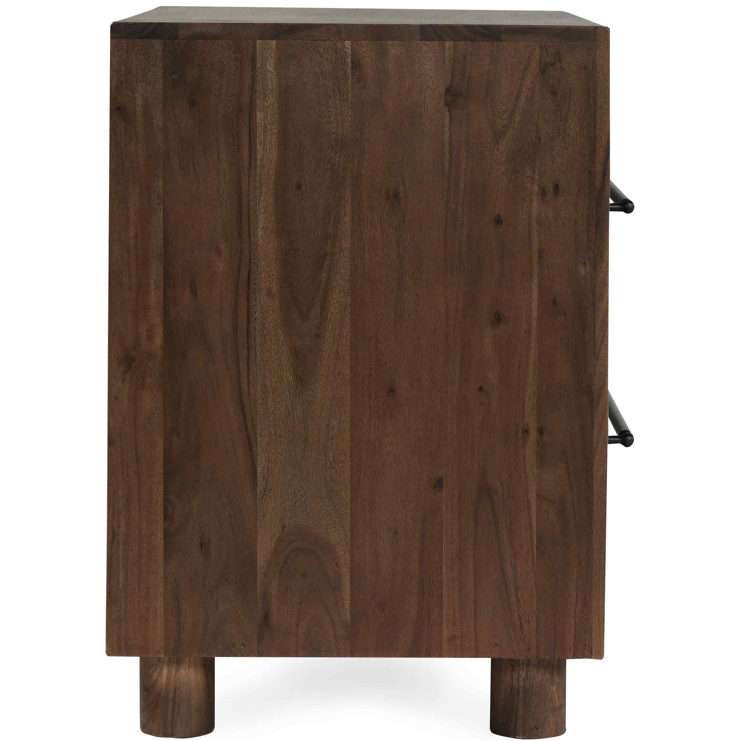 Jaxon 2 Drawer Nightstand, Harvest Brown - Image 3