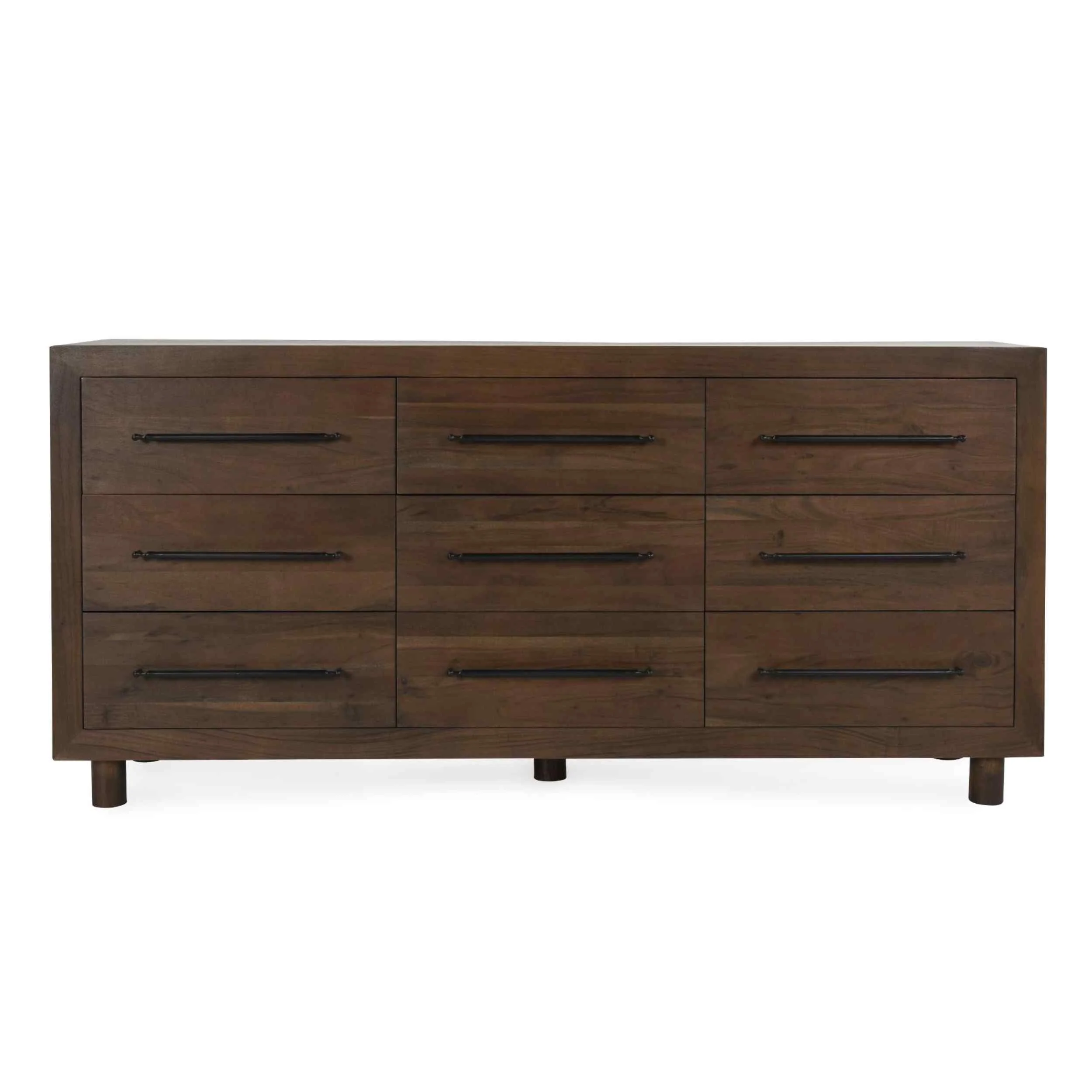 Jaxon 9 Drawer Dresser, Harvest Brown - Image 2