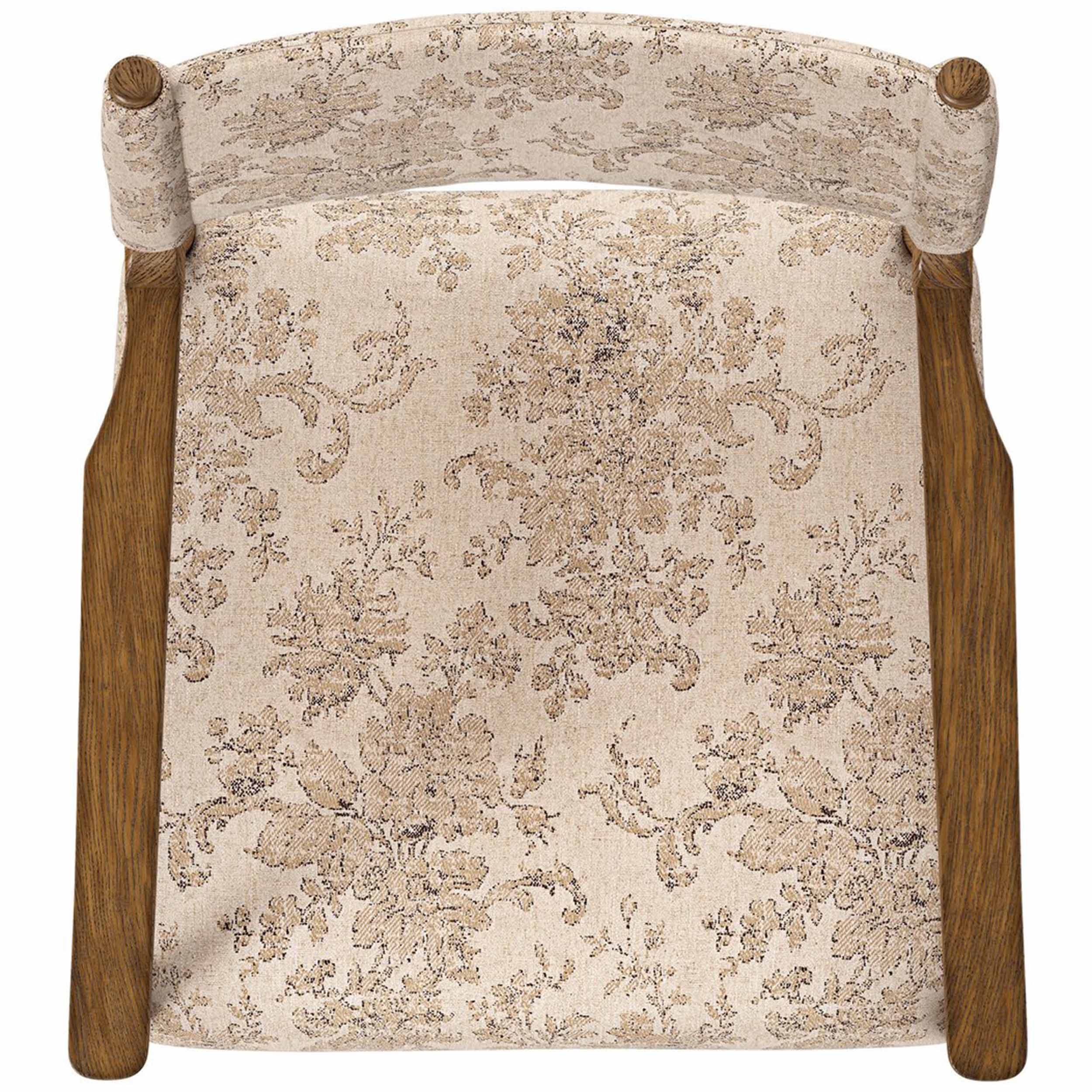 Jayla Arm Chair, Fallingbrook Natural by Four Hands - Image 4