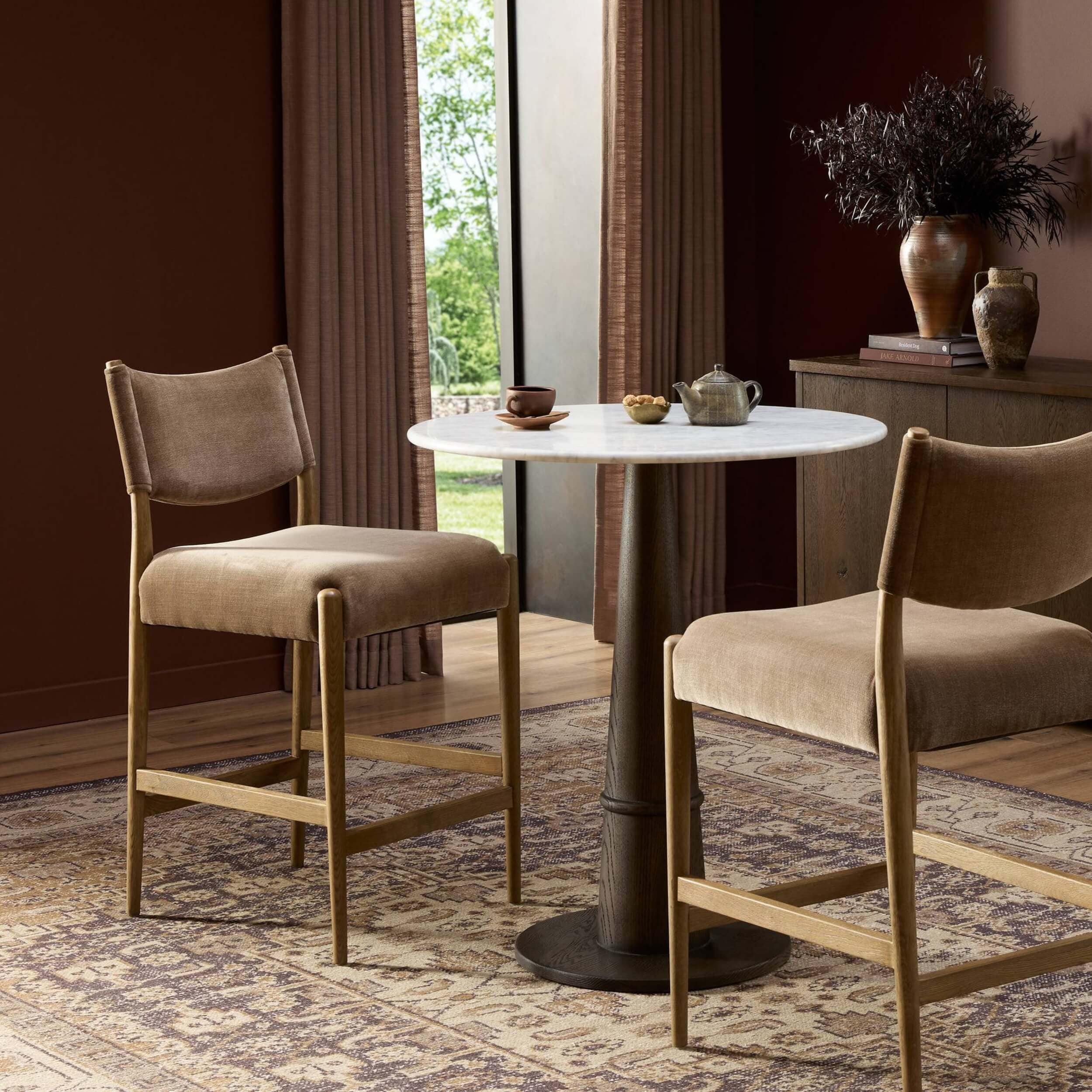 Jayla Counter Stool, Altair Mushroom by Four Hands - Image 7