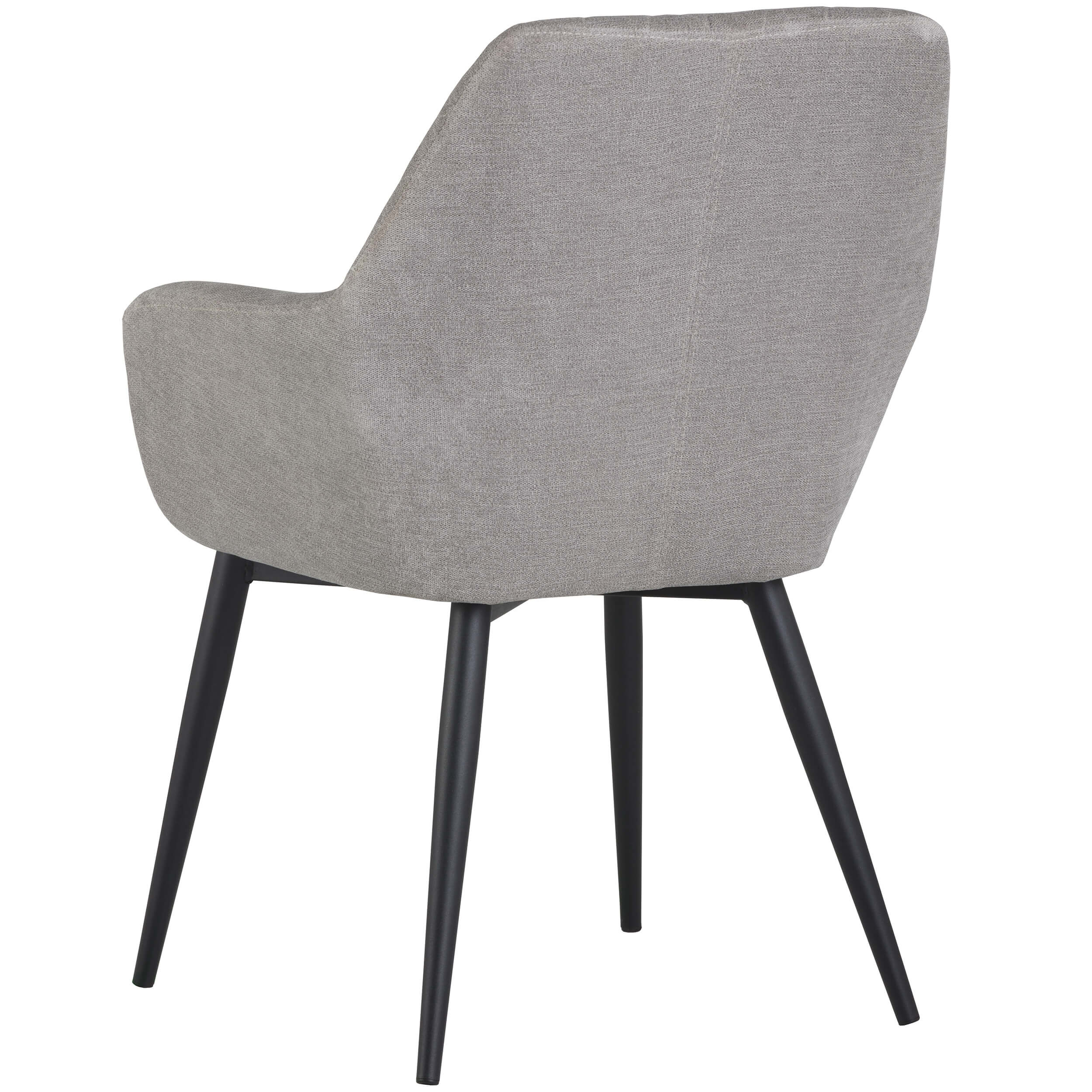 Jayna Dining Chair, Polo Club Stone, Black Legs, Set of 2 - Image 3