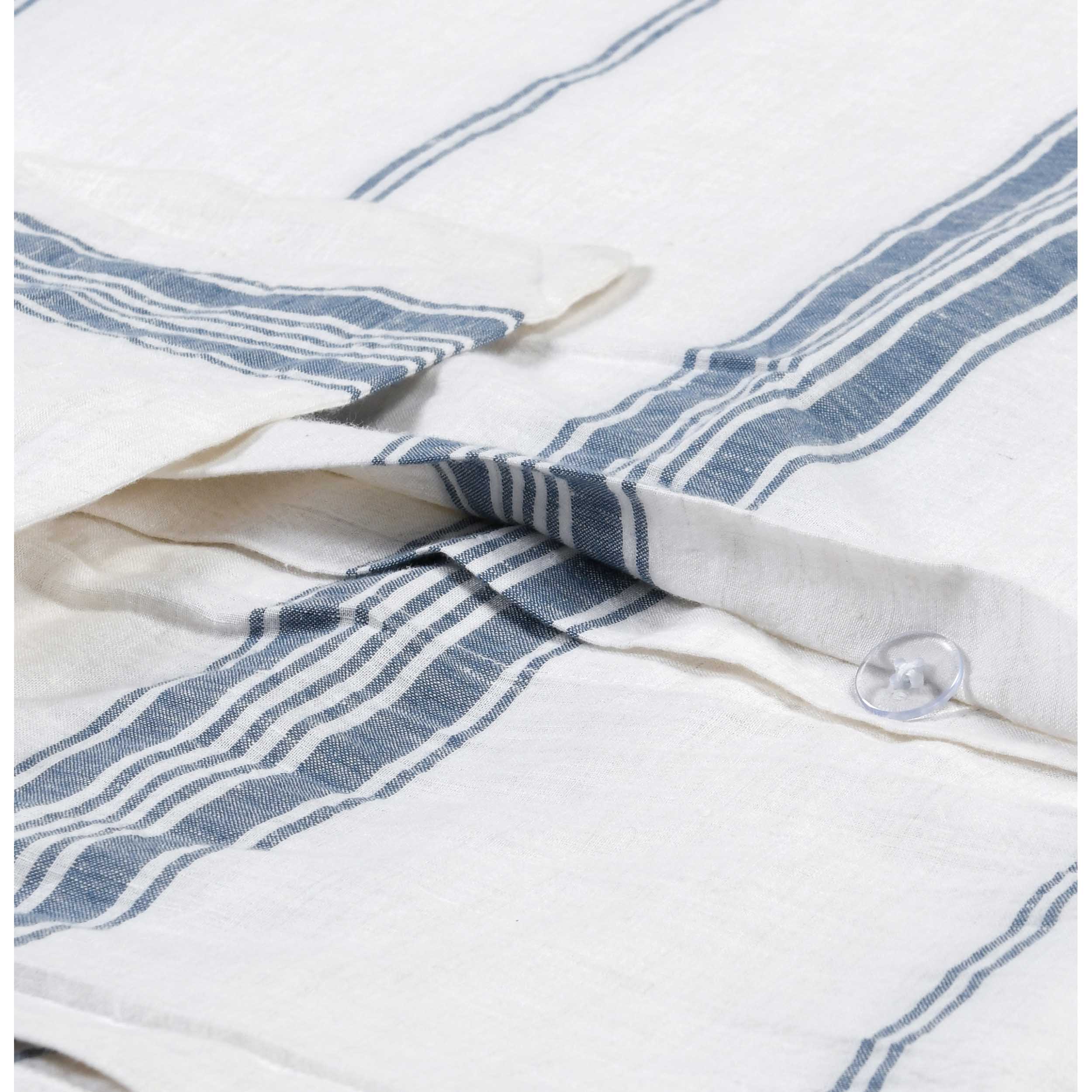 Jayson Duvet Set, Blue Stripe - Image 5
