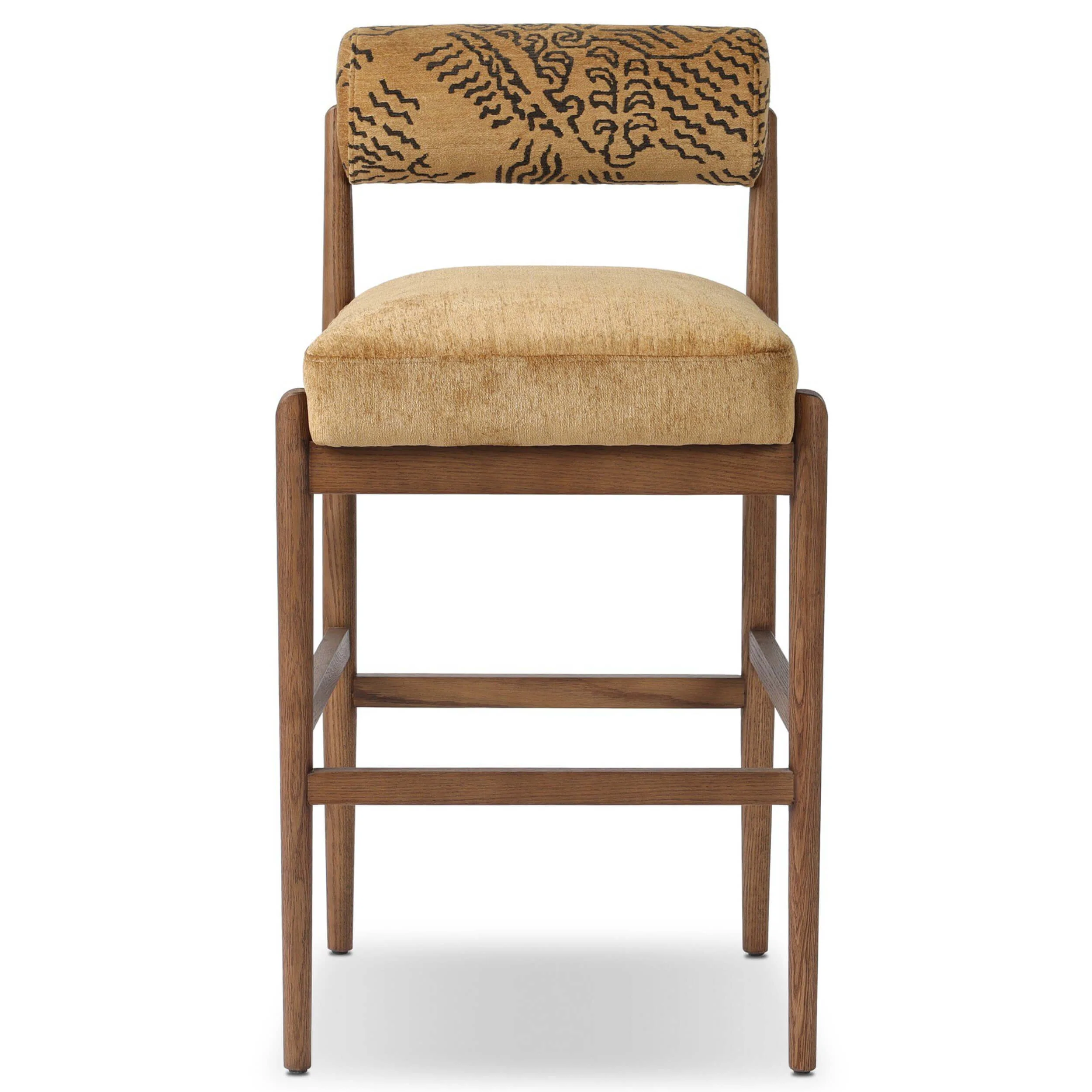 Jazelle Bar & Counter Stool, Dharma Ochre by Four Hands - Image 8