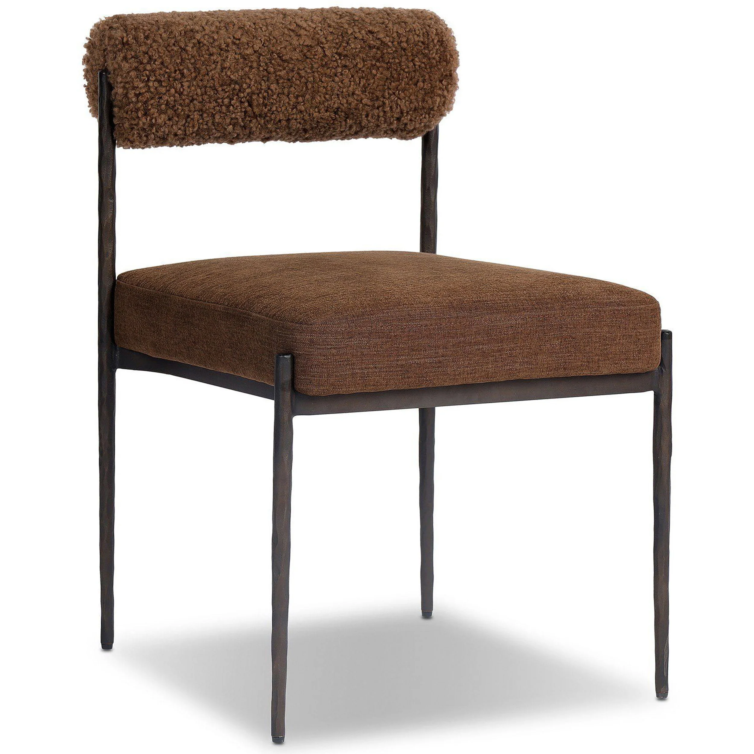 Jazelle Metal Dining Chair, Laughlin Ochre, Set of 2 by Four Hands