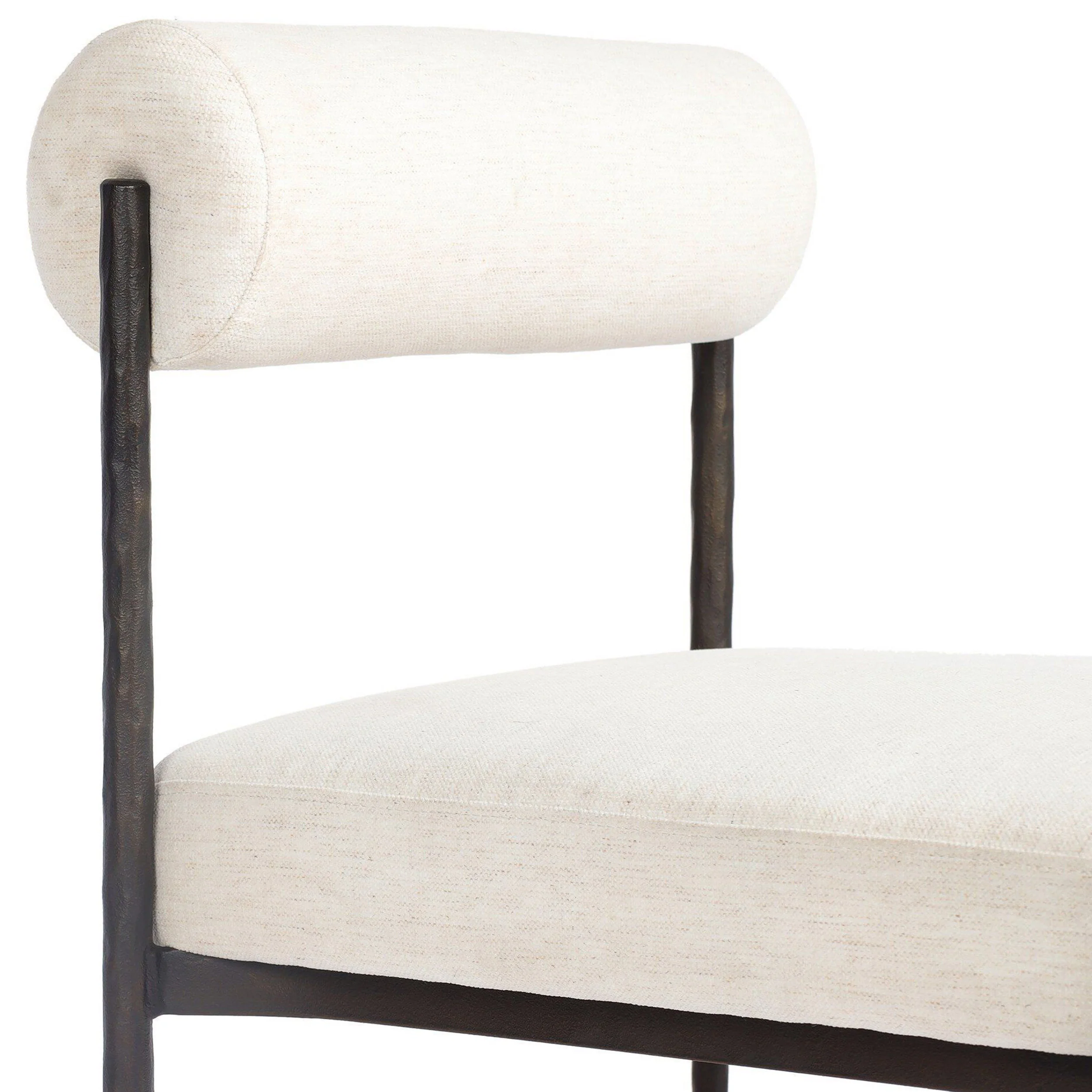 Jazelle Metal Dining Chair, Nomad Snow, Set of 2 by Four Hands - Image 5
