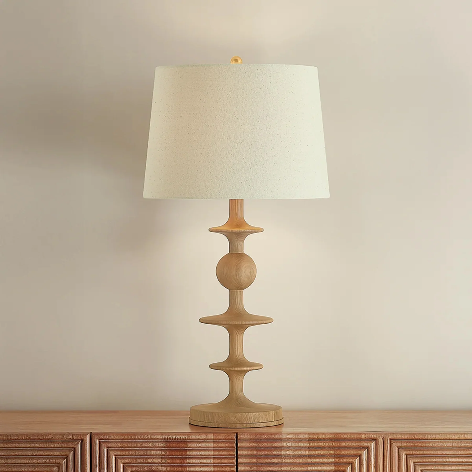 Jefferson Height Table Lamp, Aged Brass - Image 3