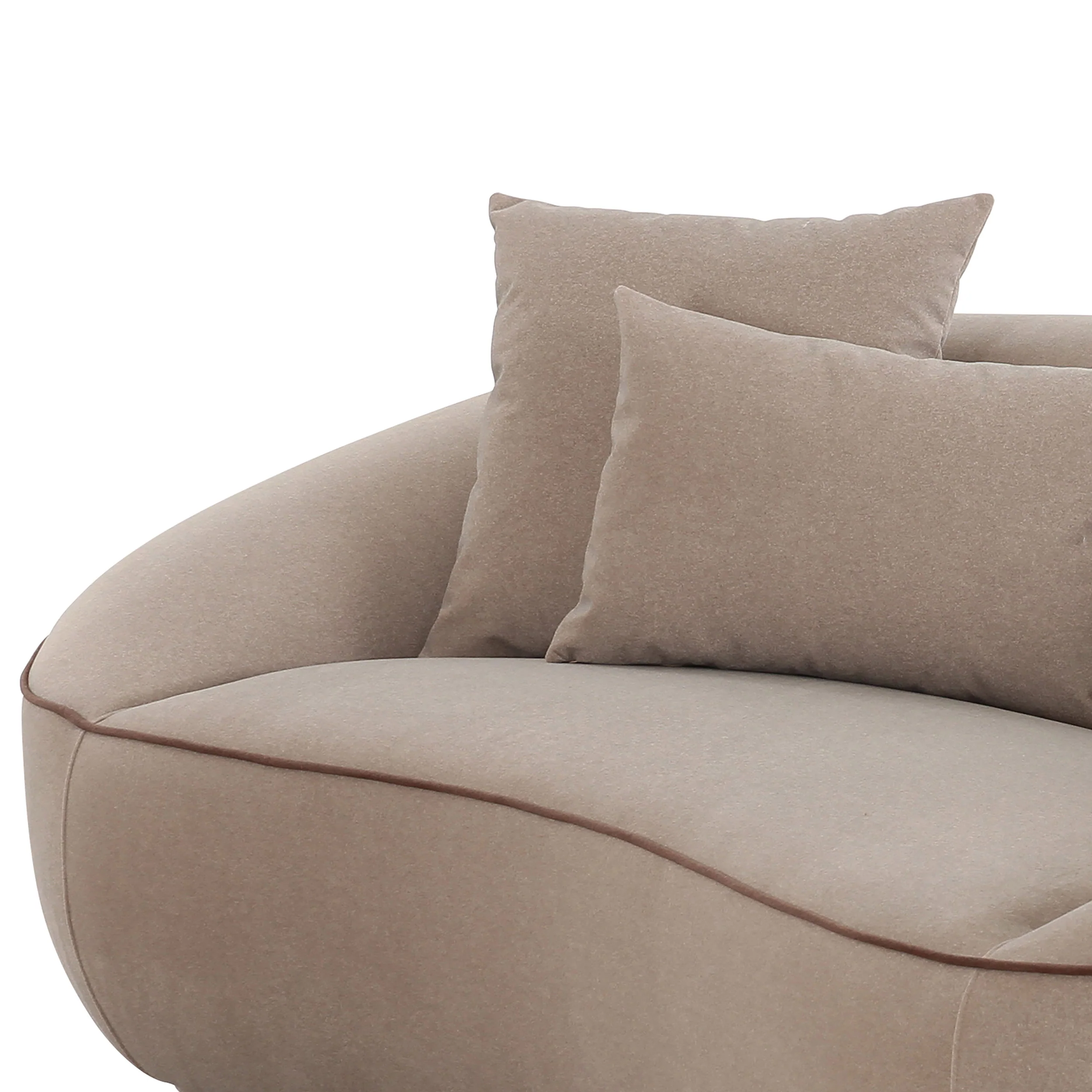 Jenny Loveseat, Taupe - Image 4