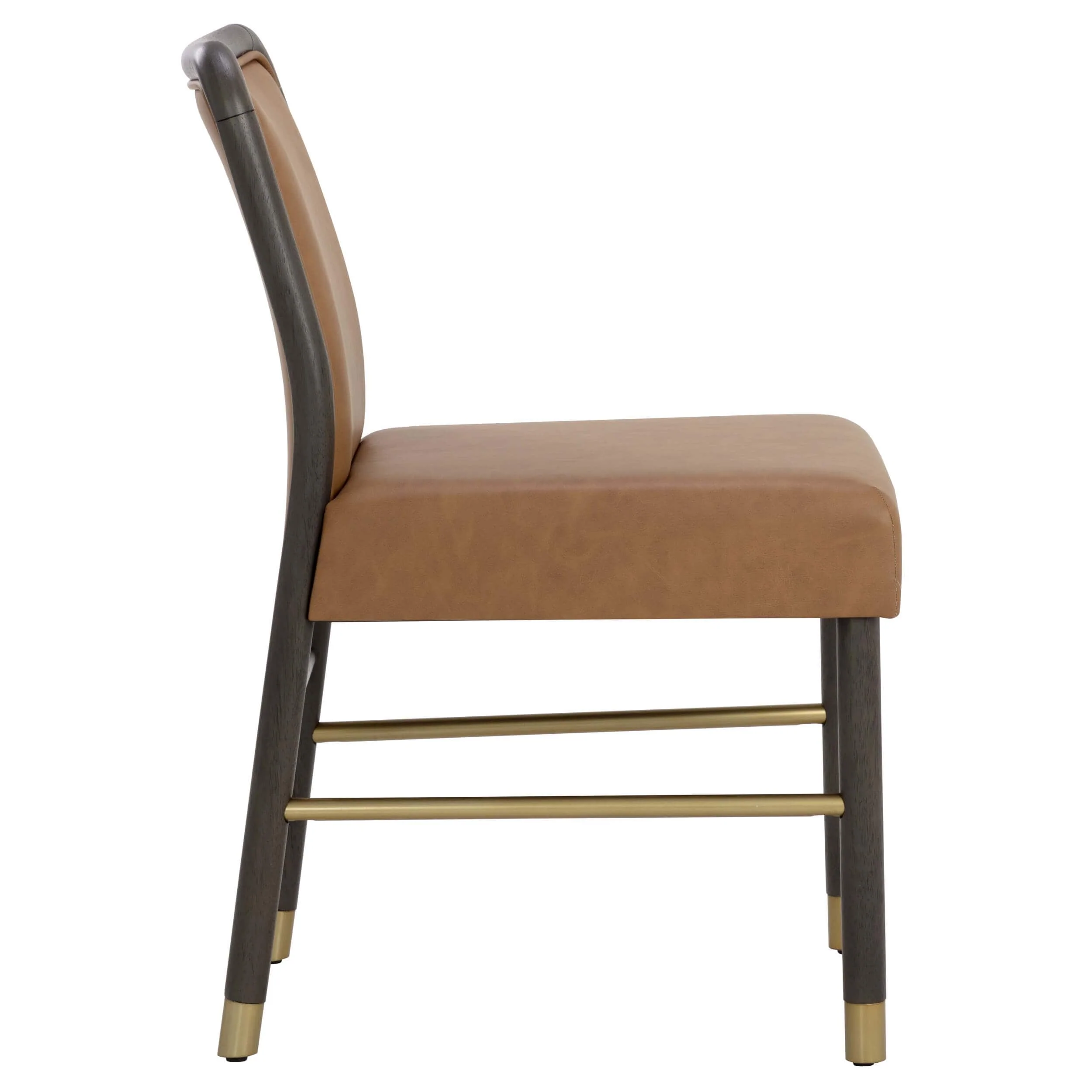 Jeno Dining Chair, Milliken Cognac, Set of 2 - Image 3
