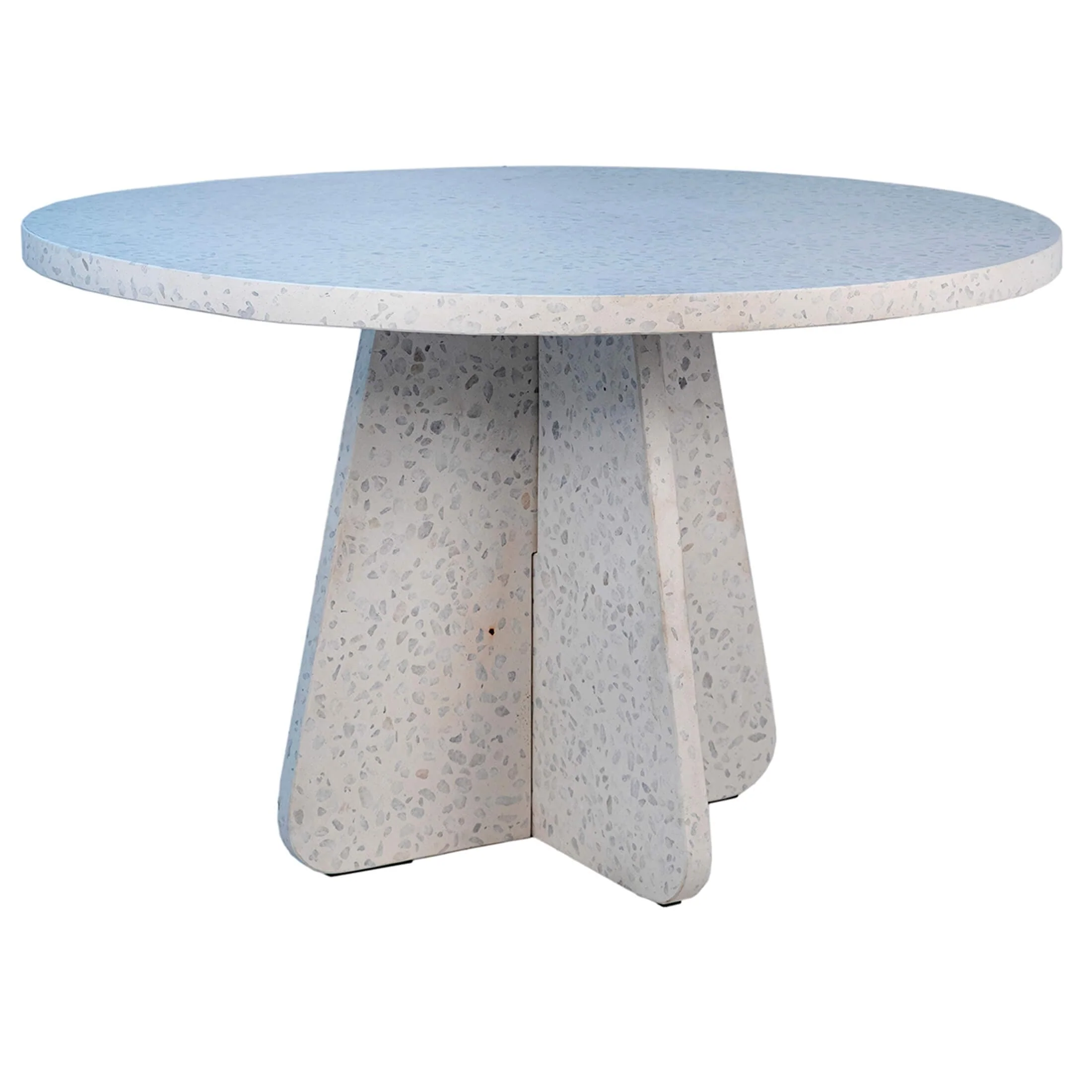 Jenson Dining Table, Off White Terrazzo