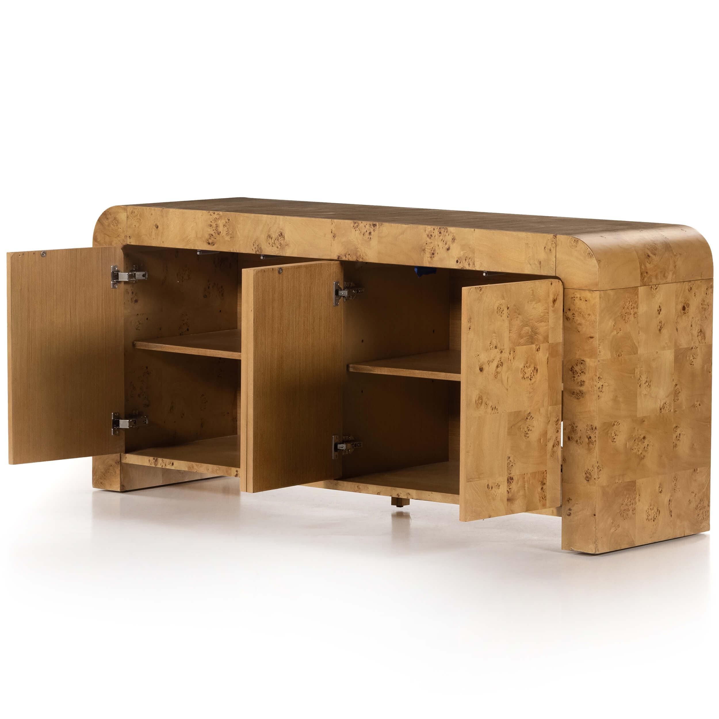 Jenson Media Console, Natural Poplar by Four Hands - Image 5