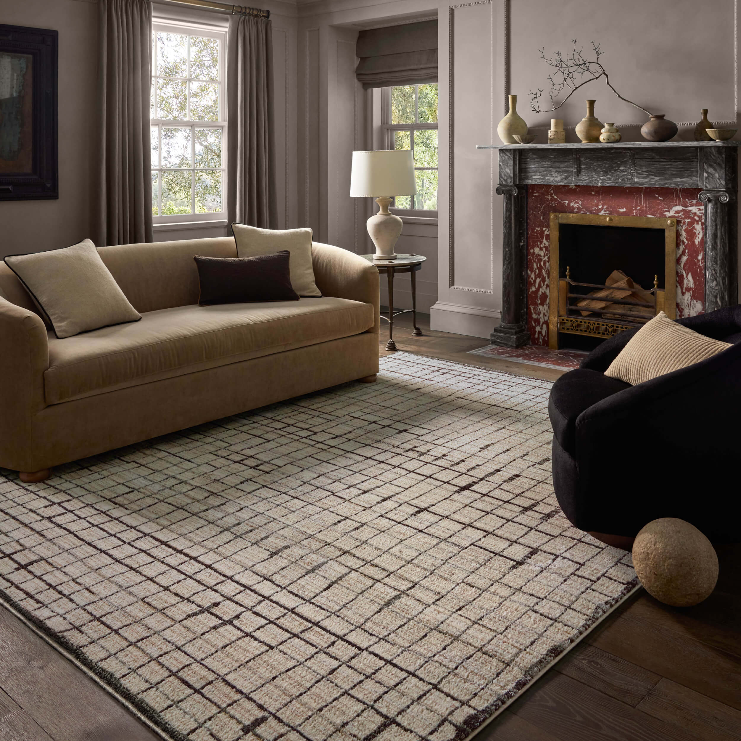 Jeremiah Brent × Loloi Rug Bleecker BLE-01, JM Ivory/Charcoal - Image 7