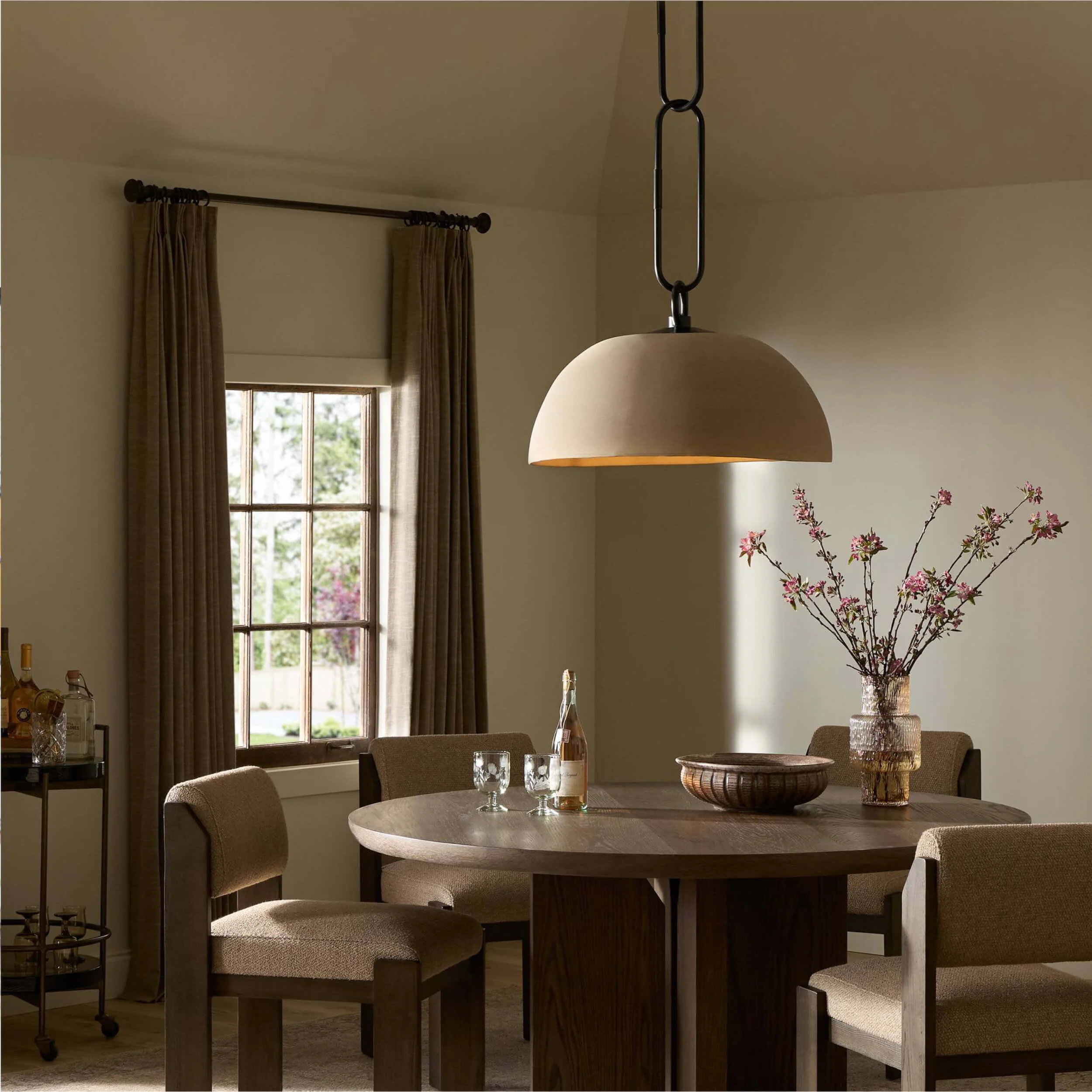 Jesenia Pendant, Tan Speckled by Four Hands - Image 5