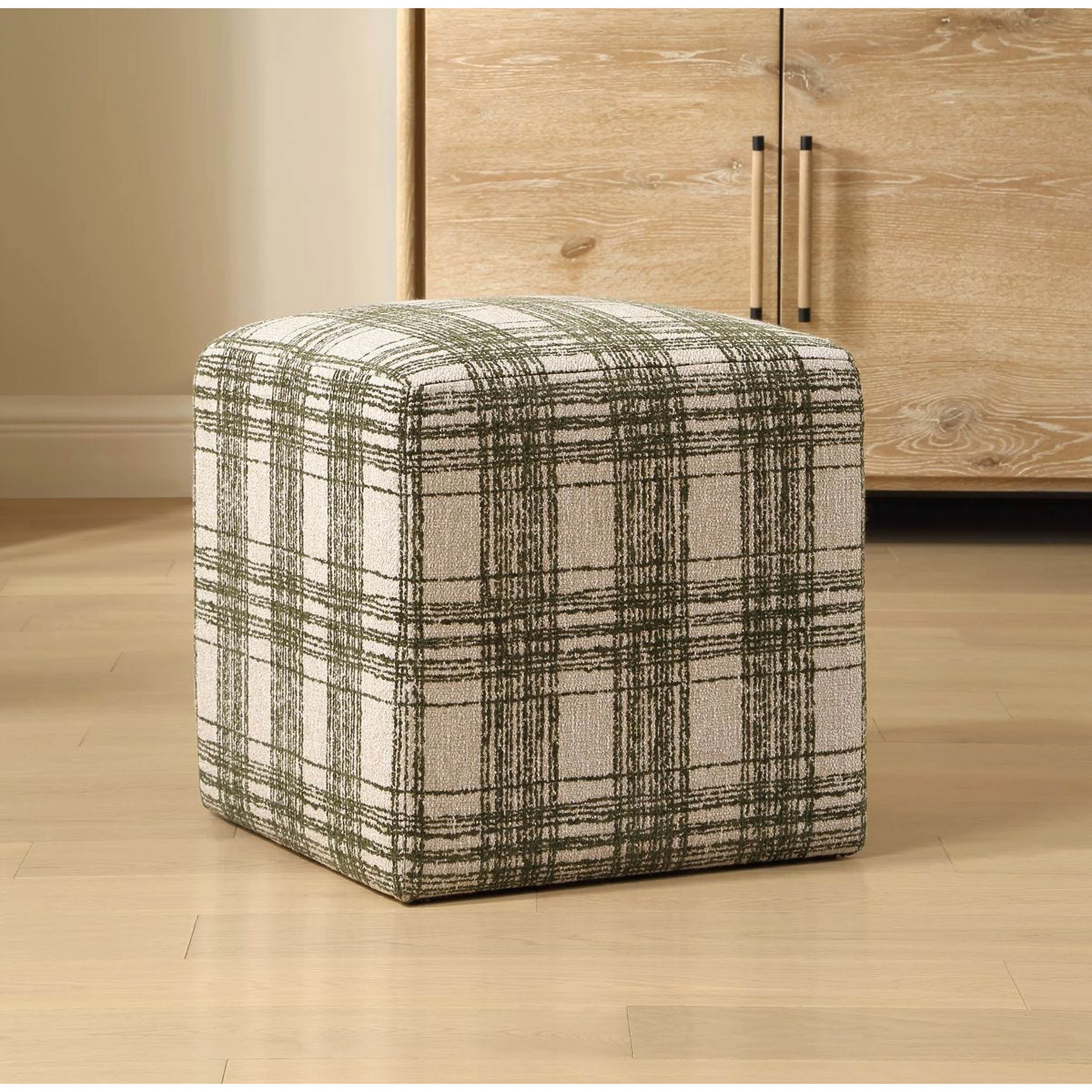 Joie Ottoman, Ireland Plaid - Image 4