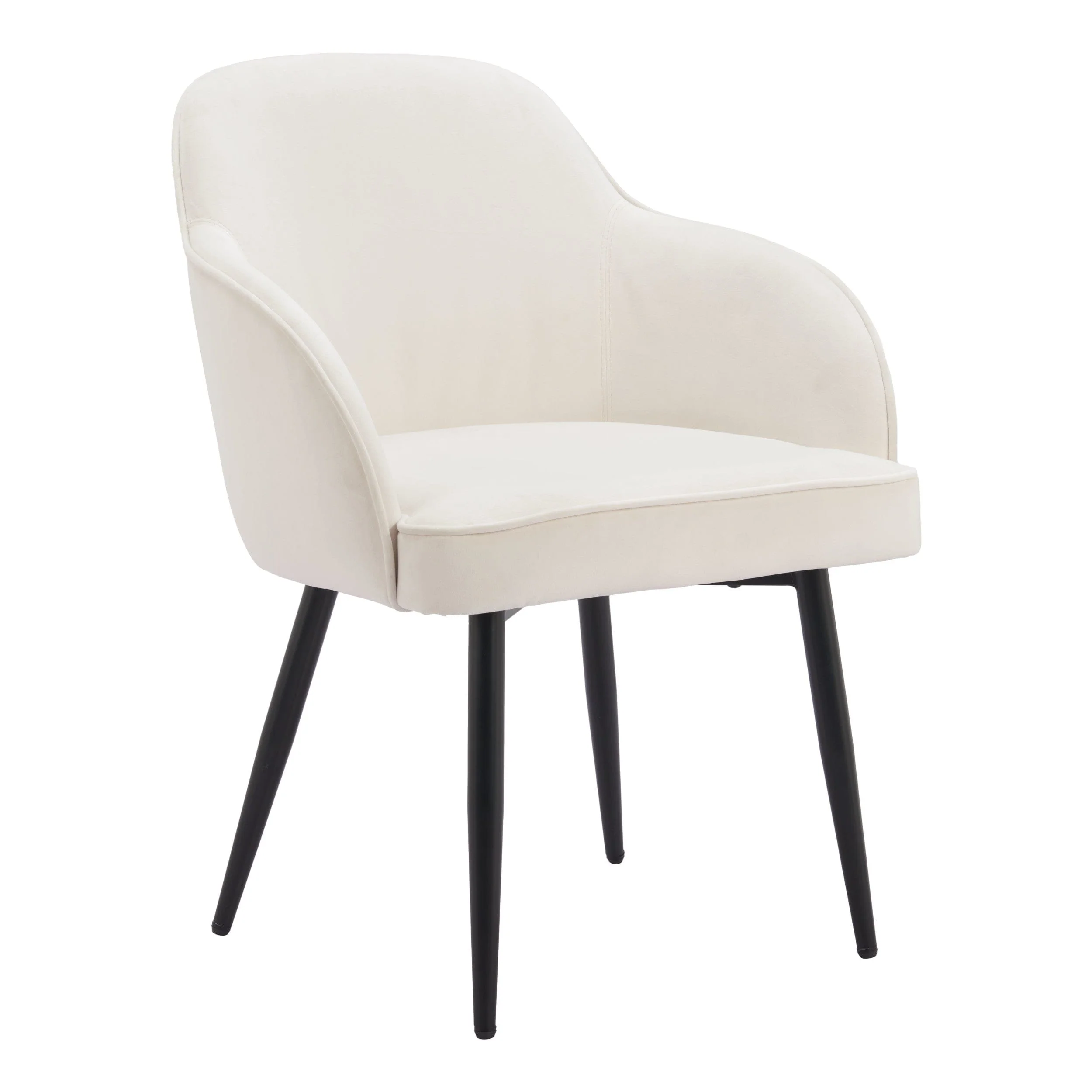 Jolie Dining Chair, Ivory, Set of 2