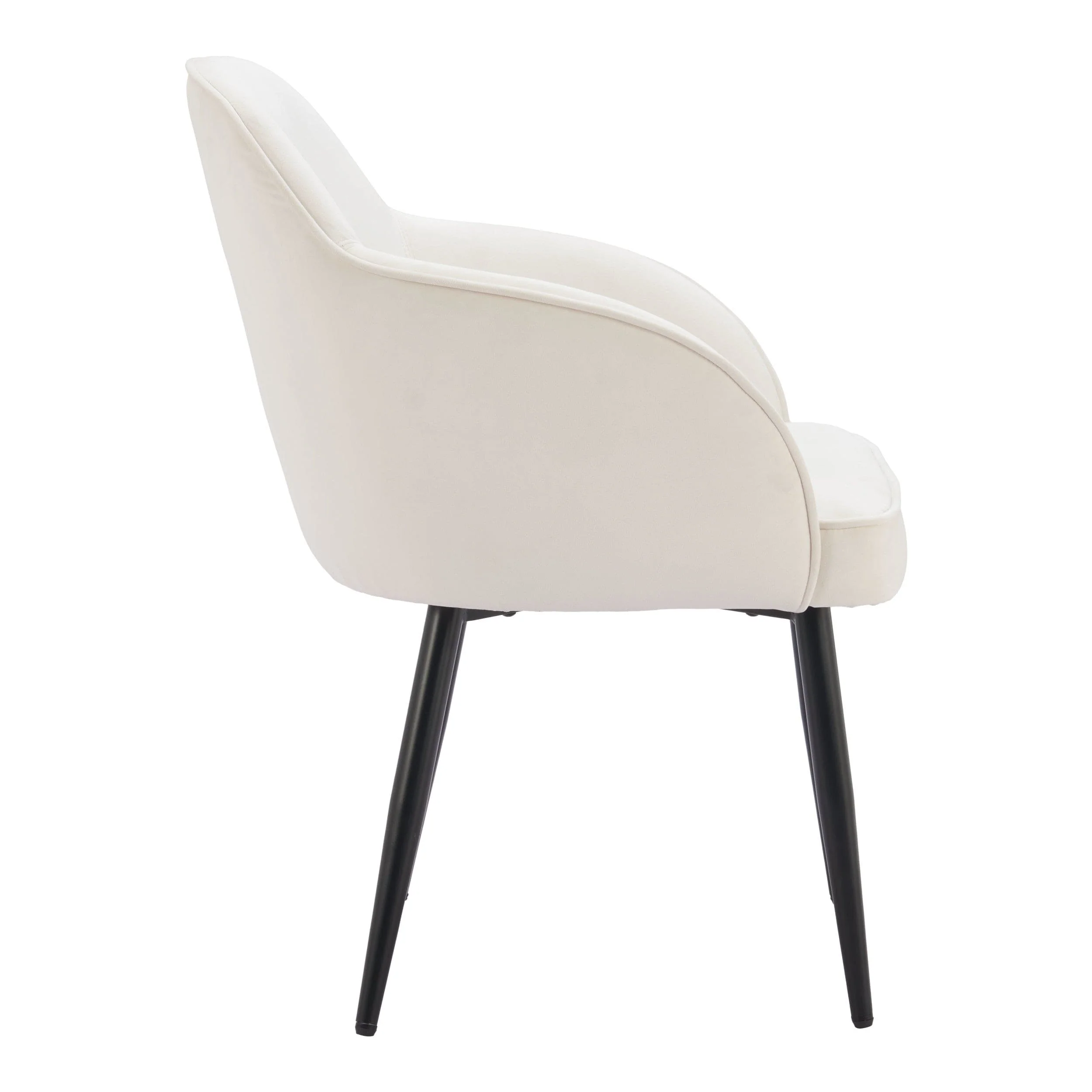 Jolie Dining Chair, Ivory, Set of 2 - Image 2